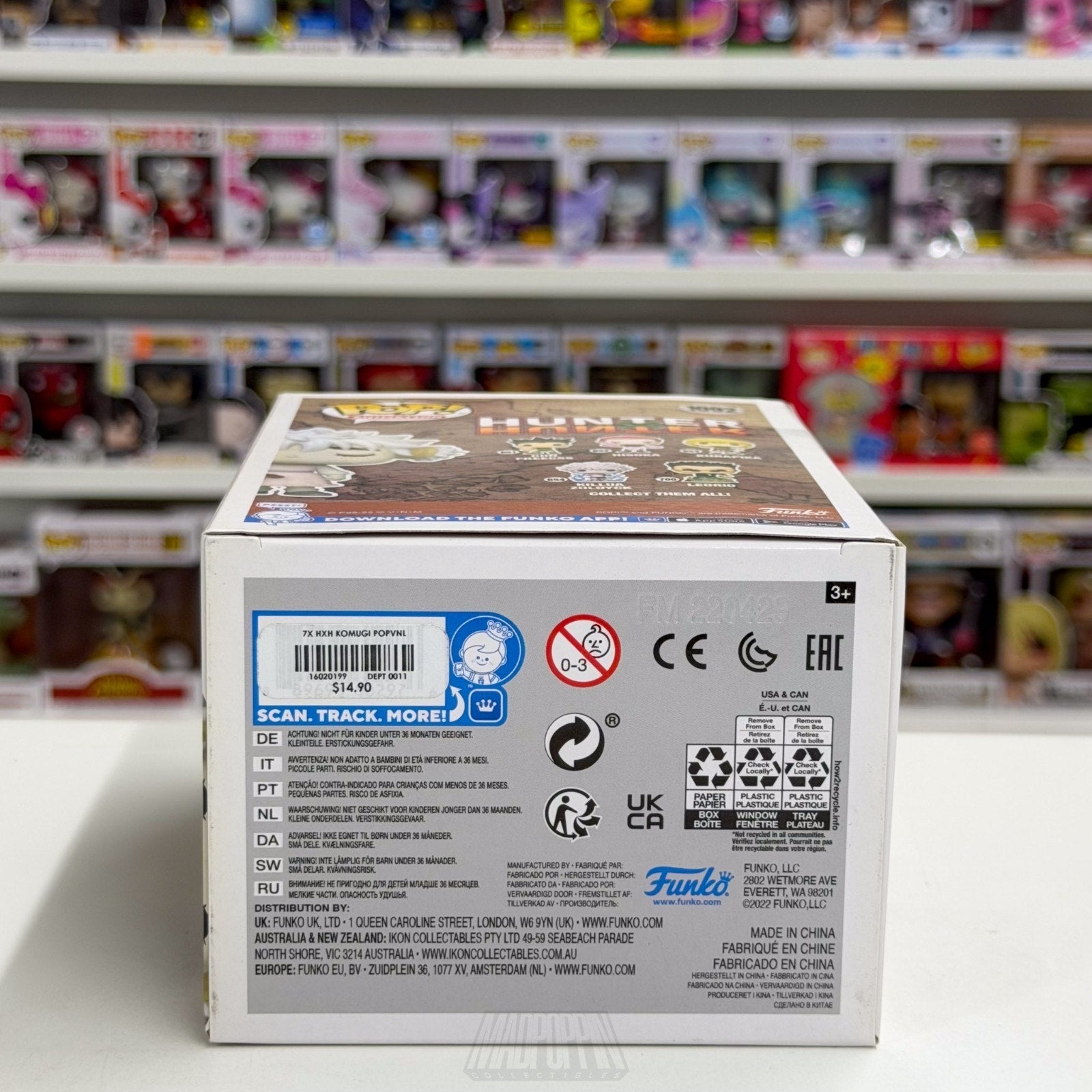 Funko Pop Anime Hunter x Hunter Komugi Hot Topic 1092 Vinyl Figure