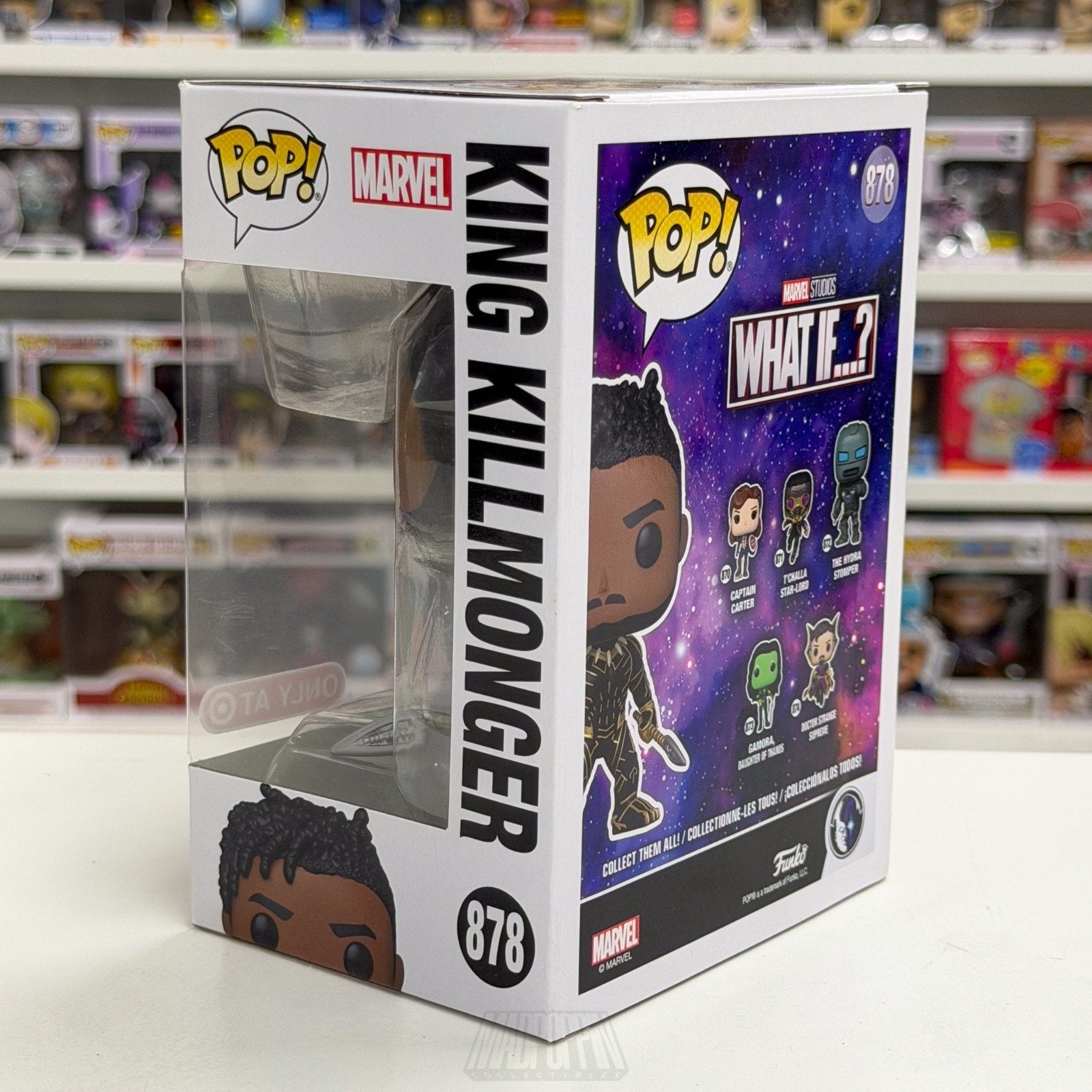 Funko Pop Marvel What If King Killmonger Target 878 Black Panther Wakanda Figure