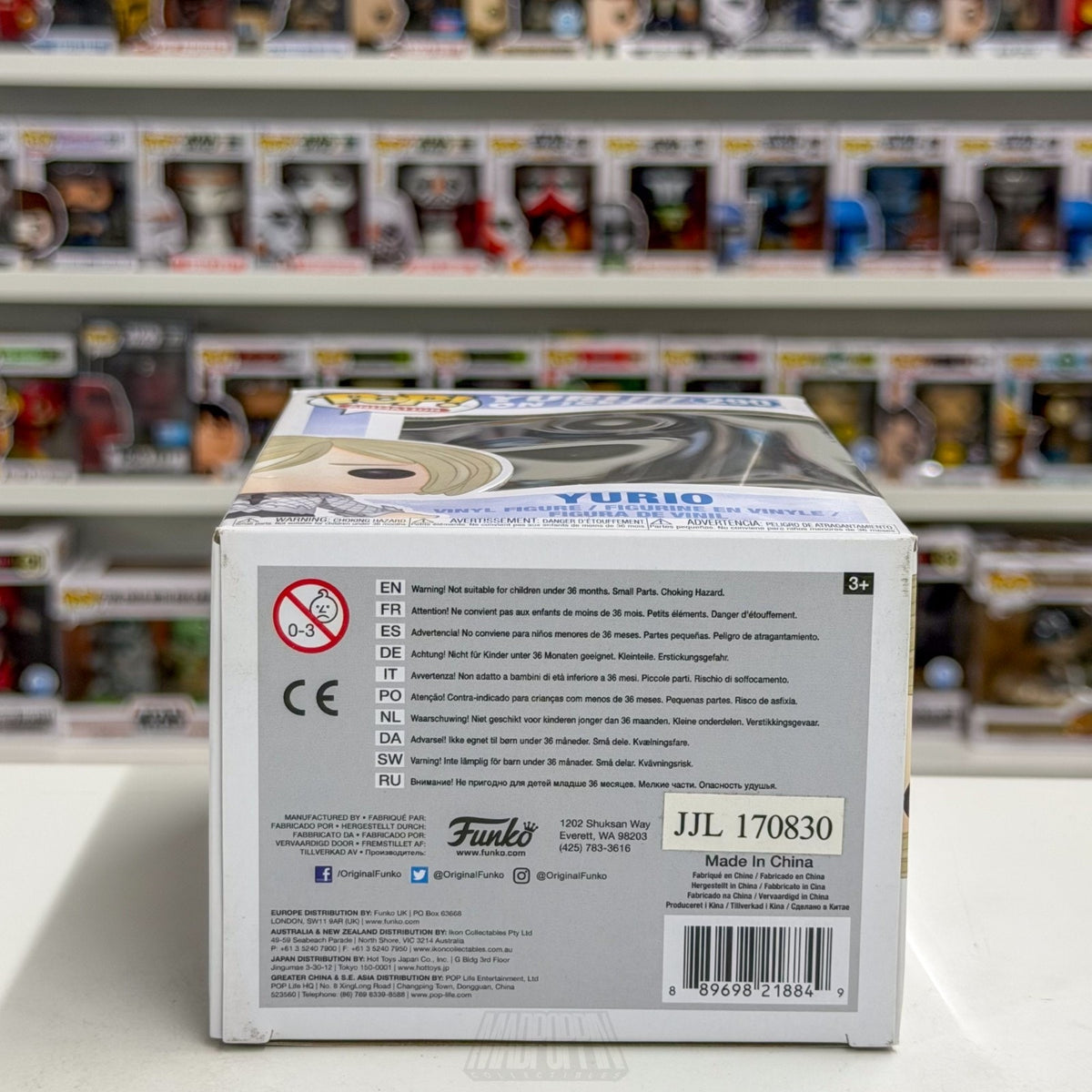 Funko Pop Anime Yuri on Ice Yurio Plisetsky 290 Japan Manga Skating Vinyl Figure