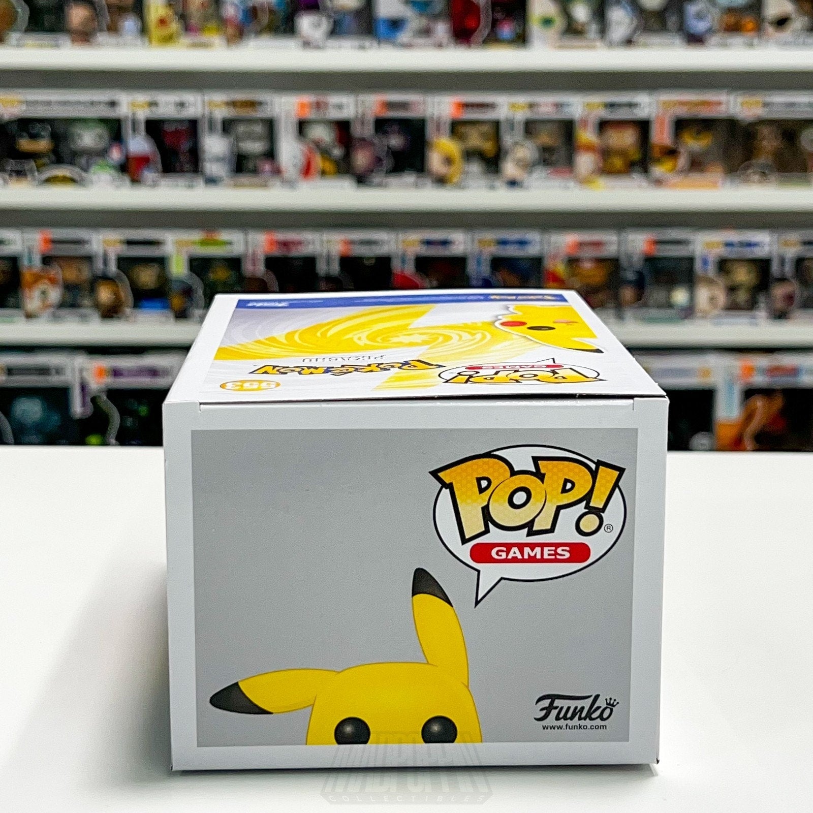 Funko Pop Games Pokemon Pikachu BOX ONLY NO FIGURE NO INSERT Mint TCG Japanese