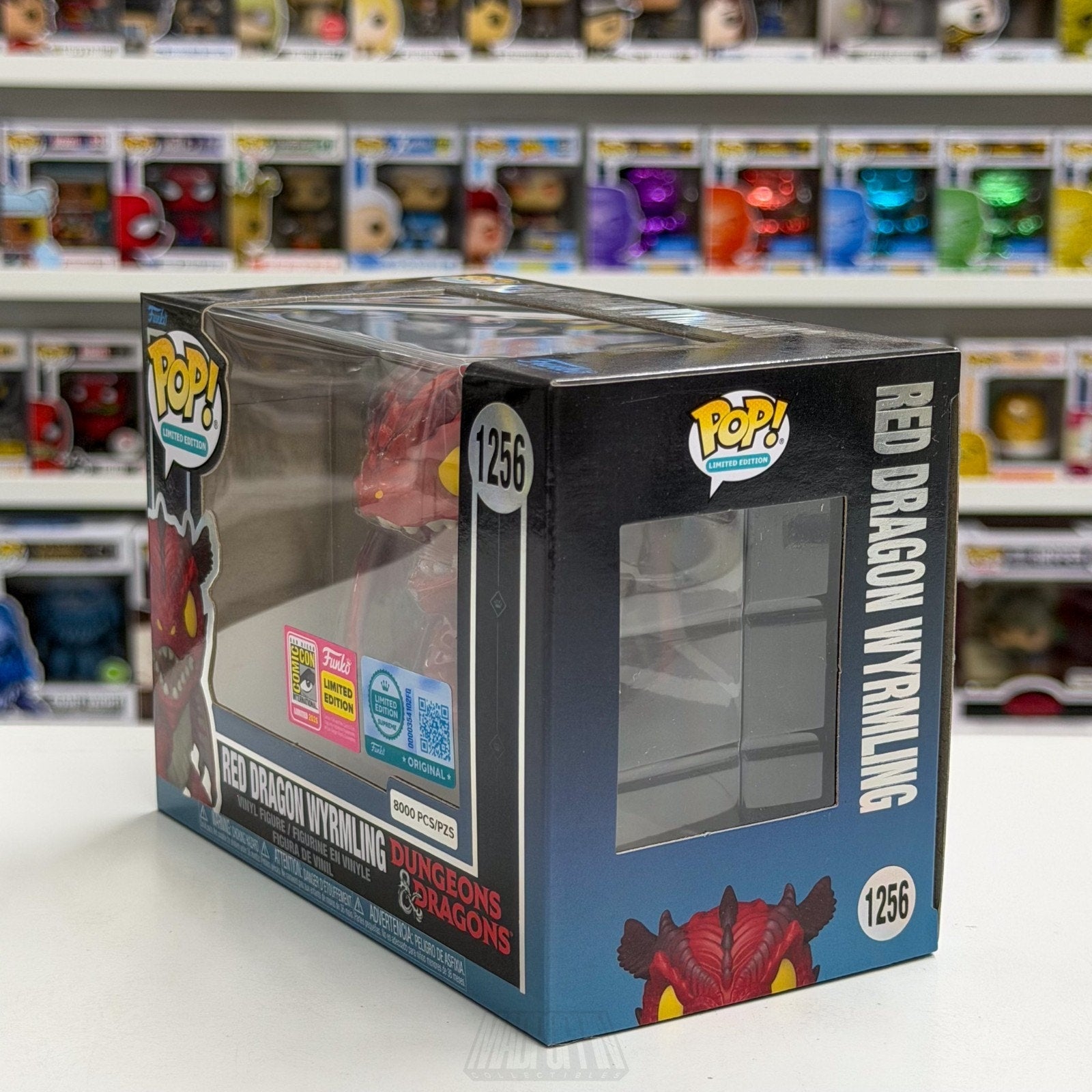 Funko Pop Games Dungeons Dragons Red Dragon Wyrmling 1256 SDCC 2026 CON STICKER
