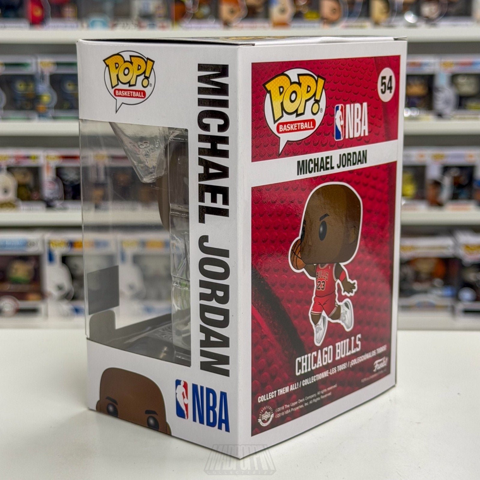 Funko Pop NBA Basketball Chicago Bulls Michael Jordan Slm Dunk 54 Vinyl Figure