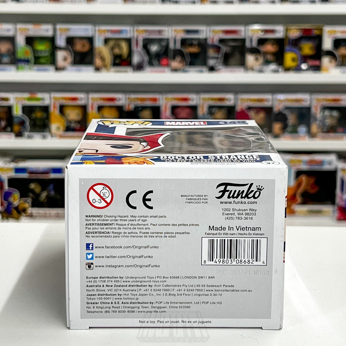 Funko Pop Marvel Doctor Stephen Strange 149 Sorcerer Supreme Toy Vinyl Figure