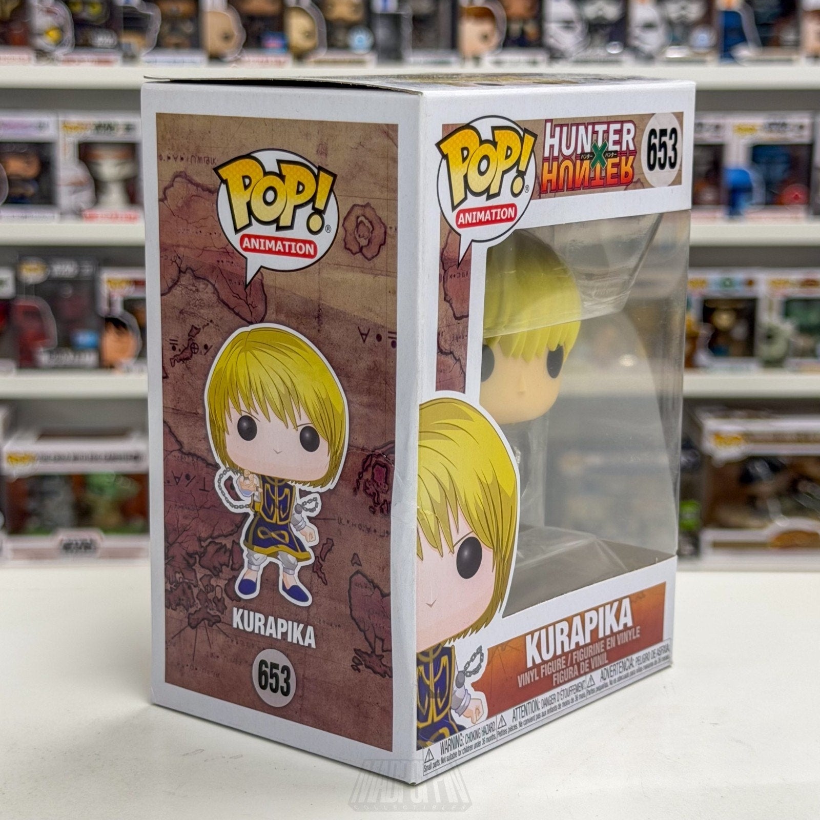 Funko Pop Anime Hunter x Hunter Kurapika 653 Japanese Manga Toy Vinyl Figure