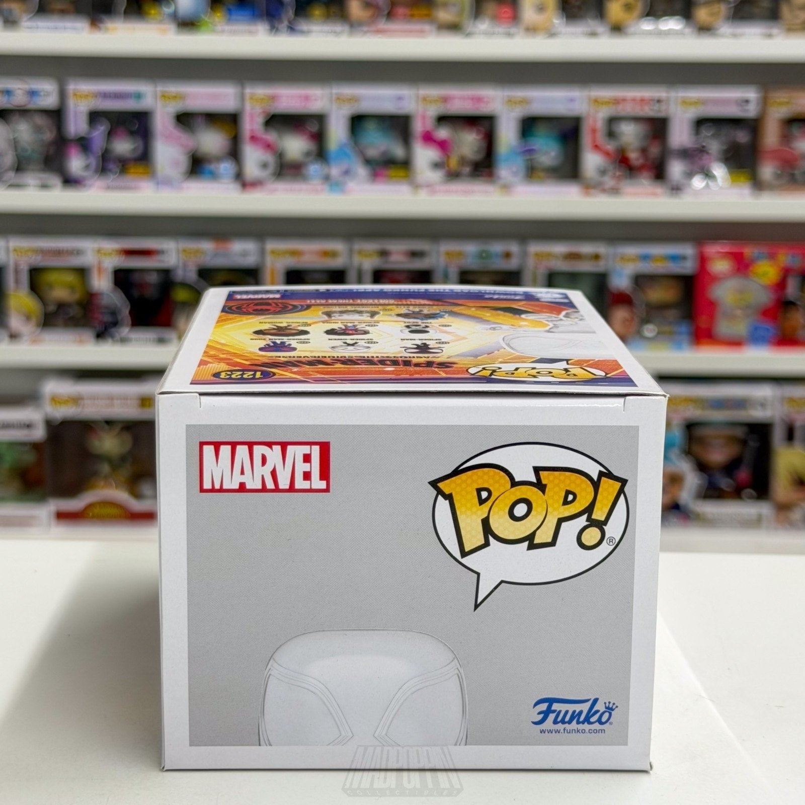 Funko Pop Marvel Spider-Man Leaping Translucent Amazon 1223 MCU Toy Vinyl Figure