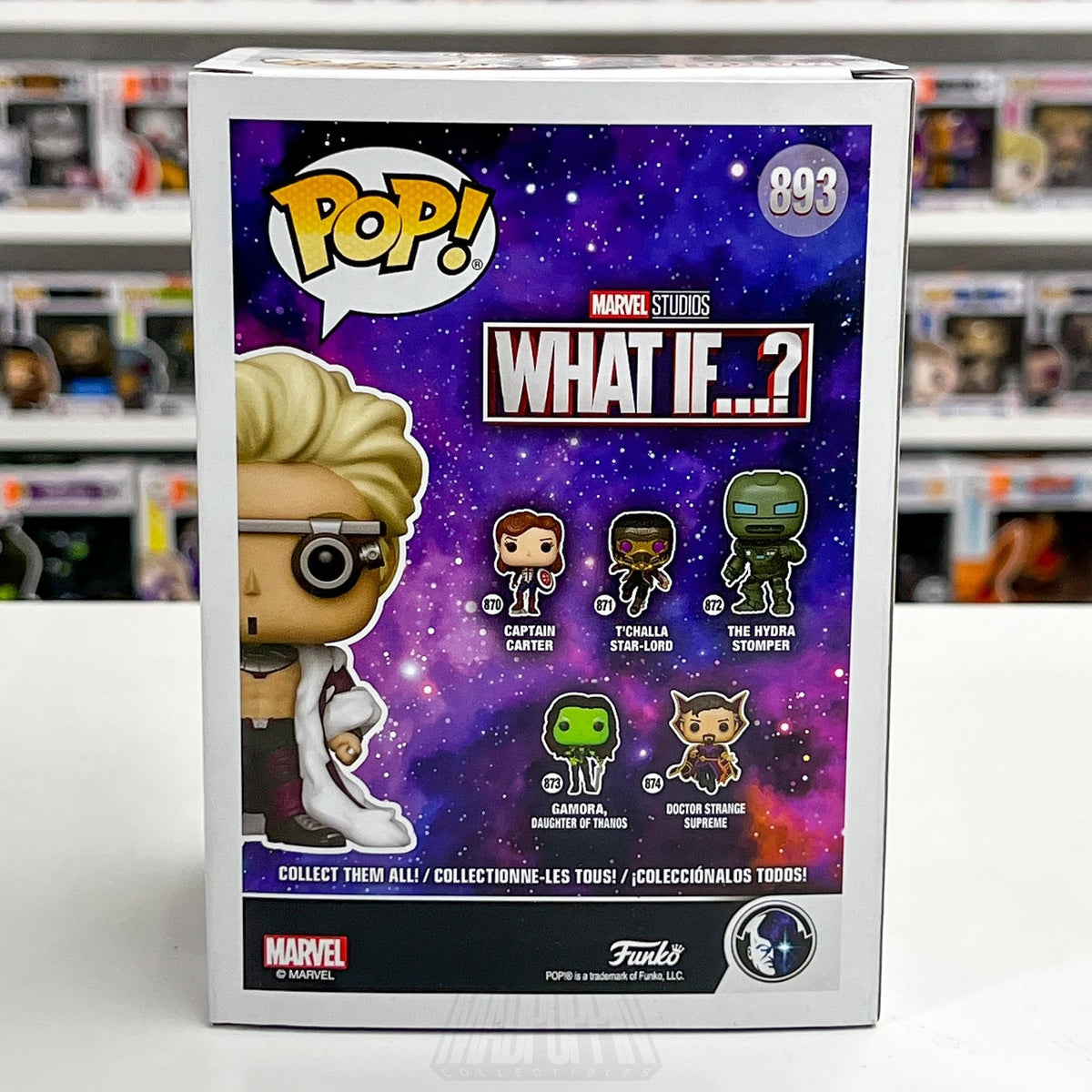 Funko Pop Marvel What If? The Collector 893 Exclusive Collector Corps Vinyl MCC