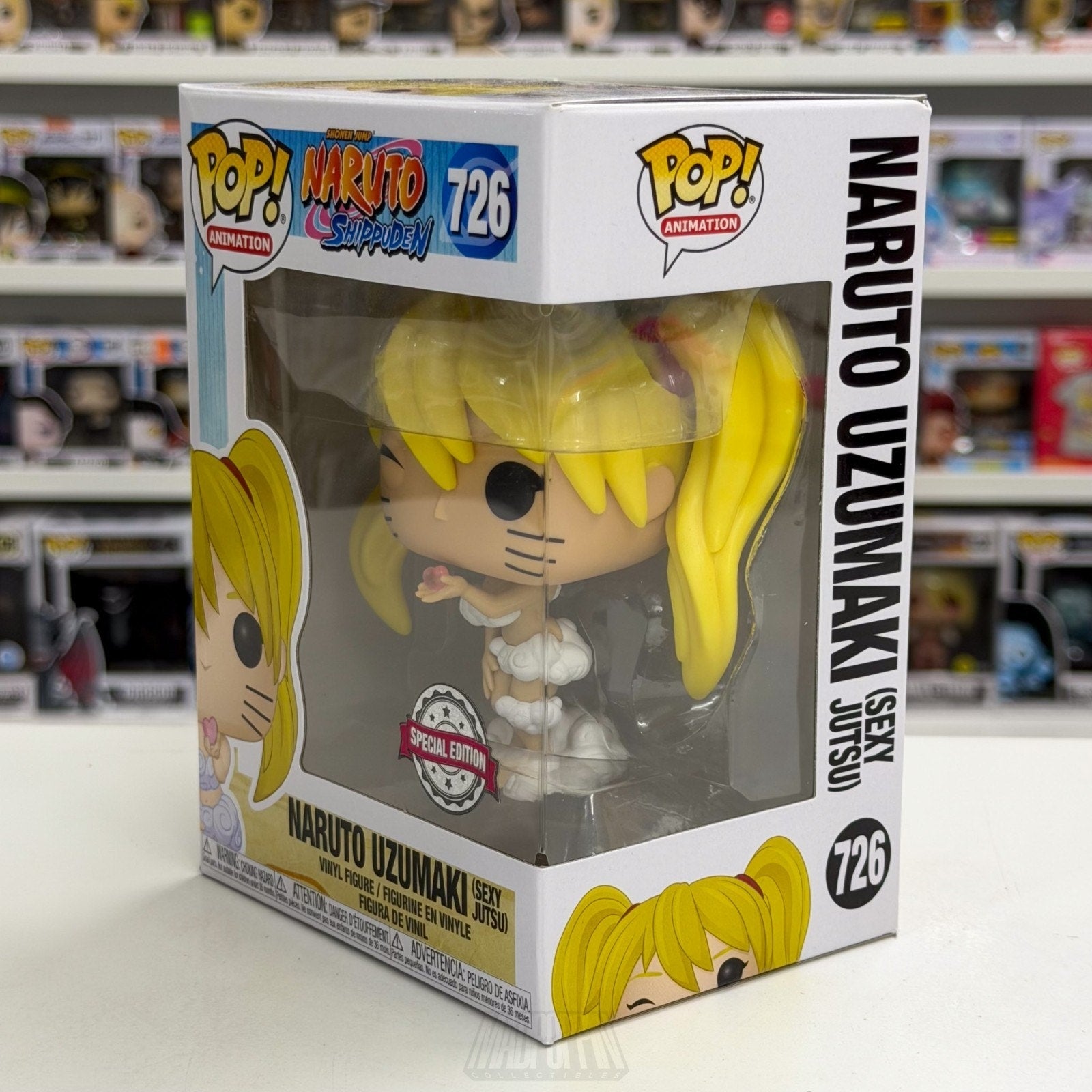 Funko Pop Anime Naruto Sexy Jutsu Special Edition 726 Japan Manga Vinyl Figure