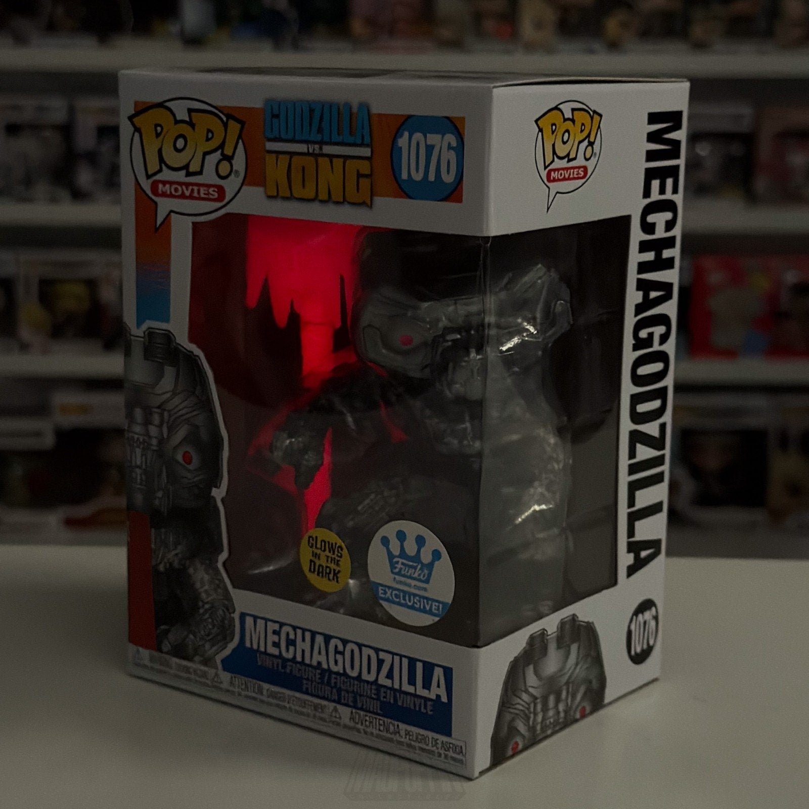Funko Pop Movies Godzilla vs Kong Mechagodzilla Glow 1076 Kaiju Toy Vinyl Figure