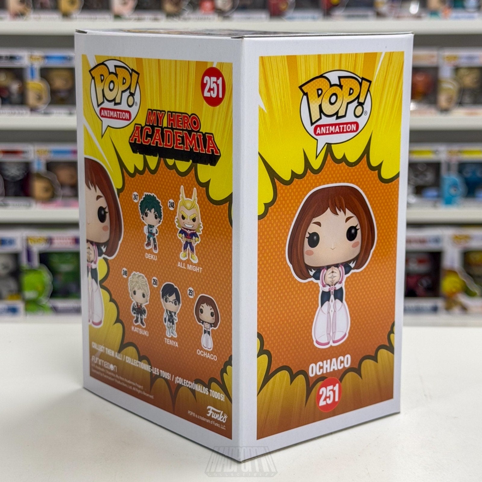 Funko Pop Anime My Hero Academia Ochaco 251 Uravity Japanese Manga Vinyl Figure