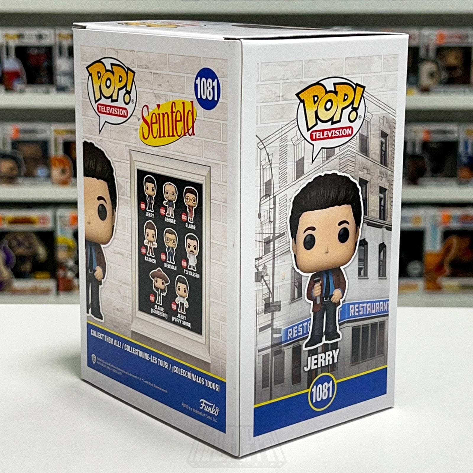 Funko Pop TV Seinfeld Jerry Doing Stand Up 1081 Comedy Sitcom Toy Vinyl Figure