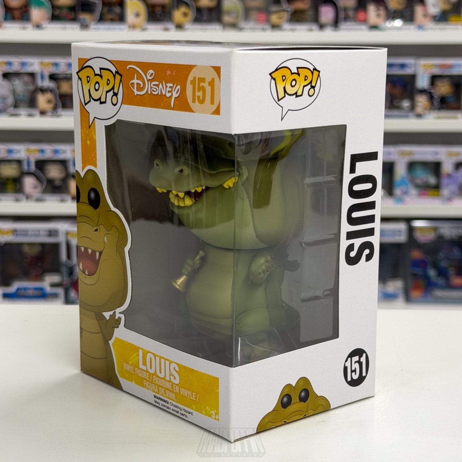 Funko Pop Disney The Princess & the Frog Louis 151 Alligator Tiana Vinyl Figure