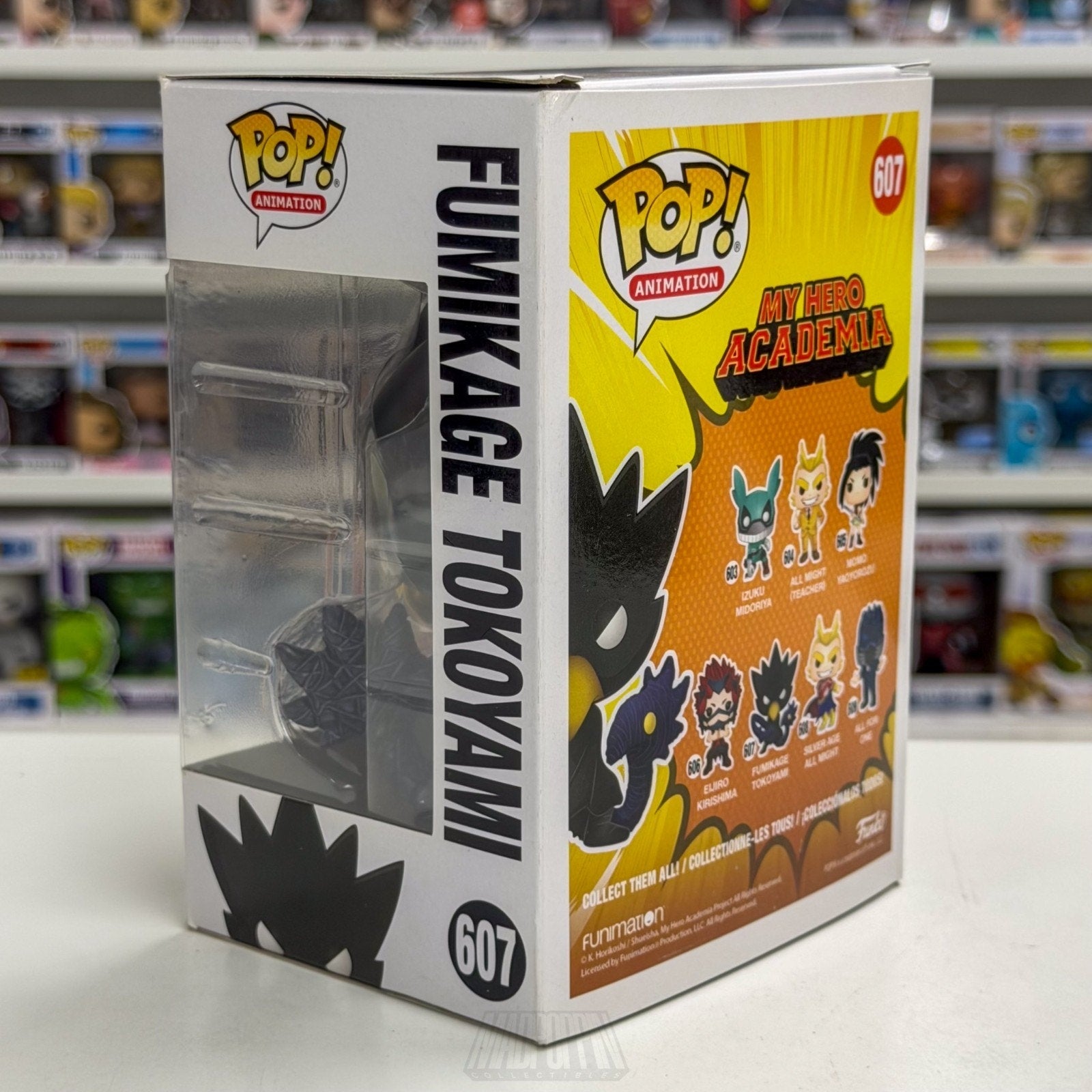 Funko Pop Anime My Hero Academia Fumikage Tokoyami 607 Japan Manga Vinyl Figure