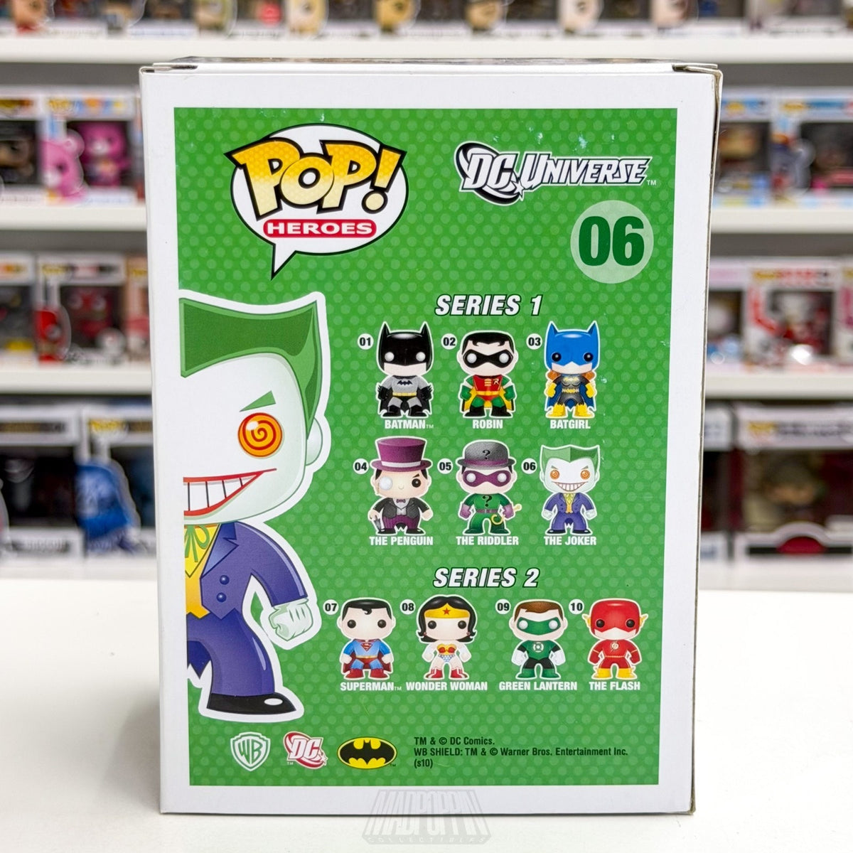 Funko Pop DC Universe The Joker Big Large Font 06 Batman Gotham Villain Figure