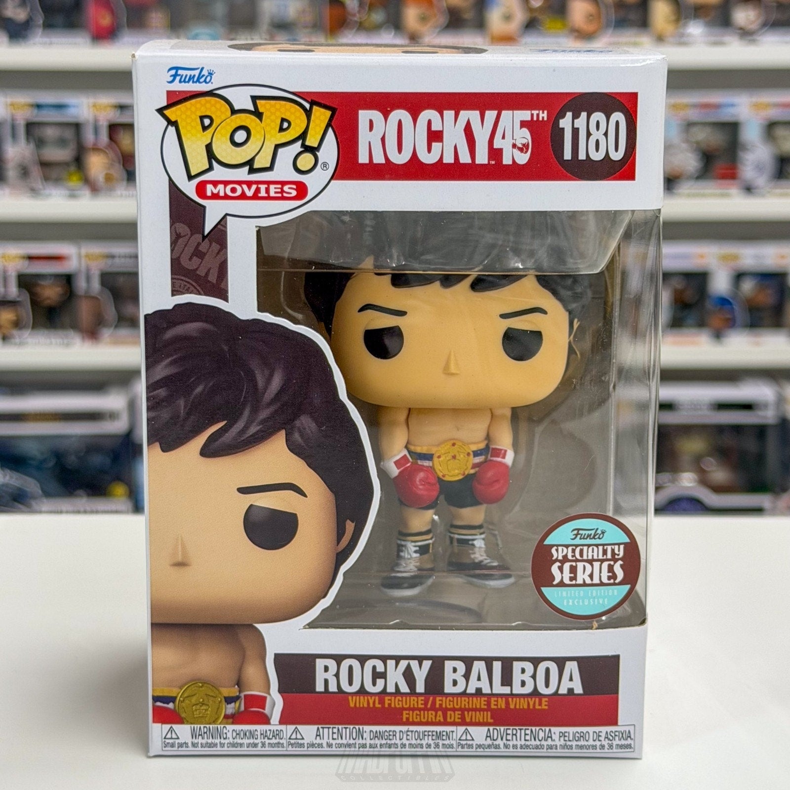 Funko Pop Movies Rocky Balboa Belt Champ Specialty Series 1180 Toy Vinyl Figure