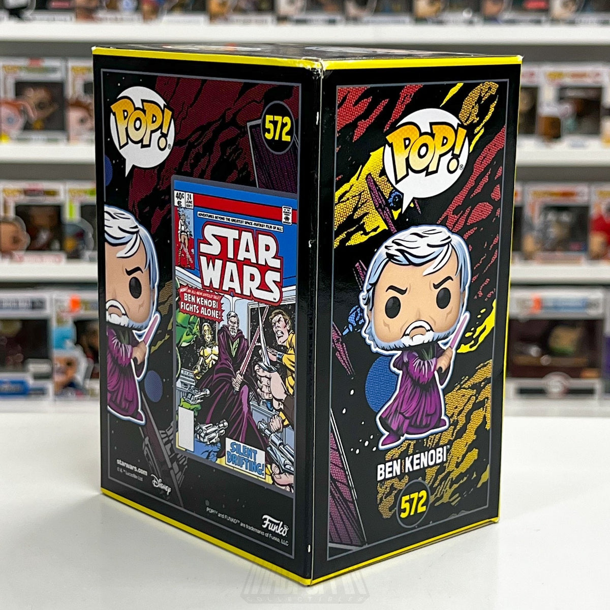 Funko Pop Star Wars Ben Kenobi Retro Target 572 Jedi Knight ForceVinyl Figure