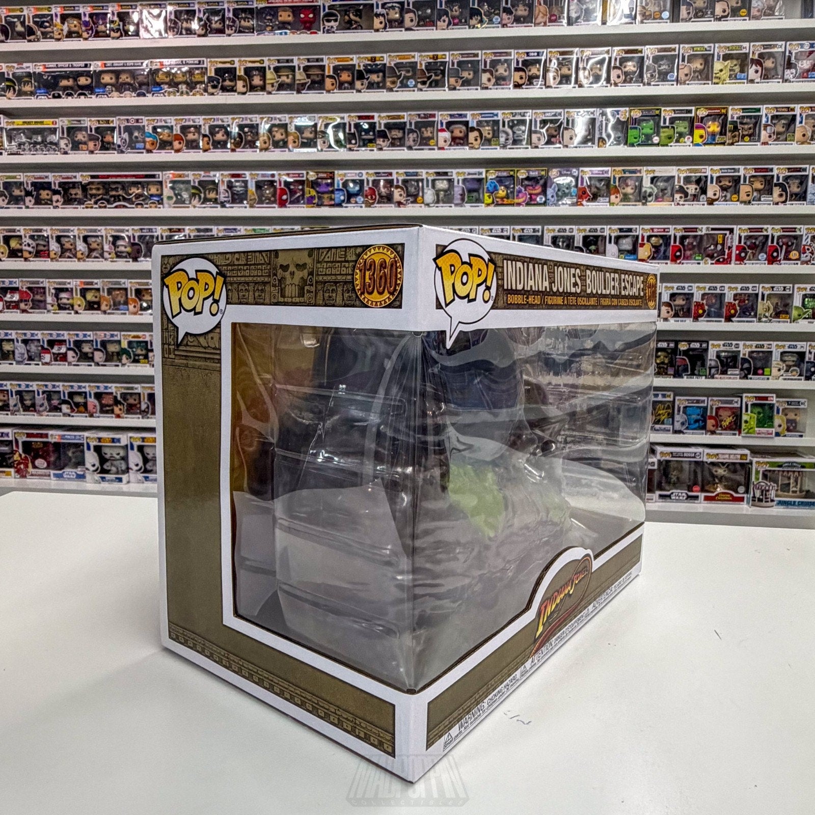 Funko Pop Movie Moment Indiana Indy Jones Boulder Escape 1360 Toy Vinyl Figure