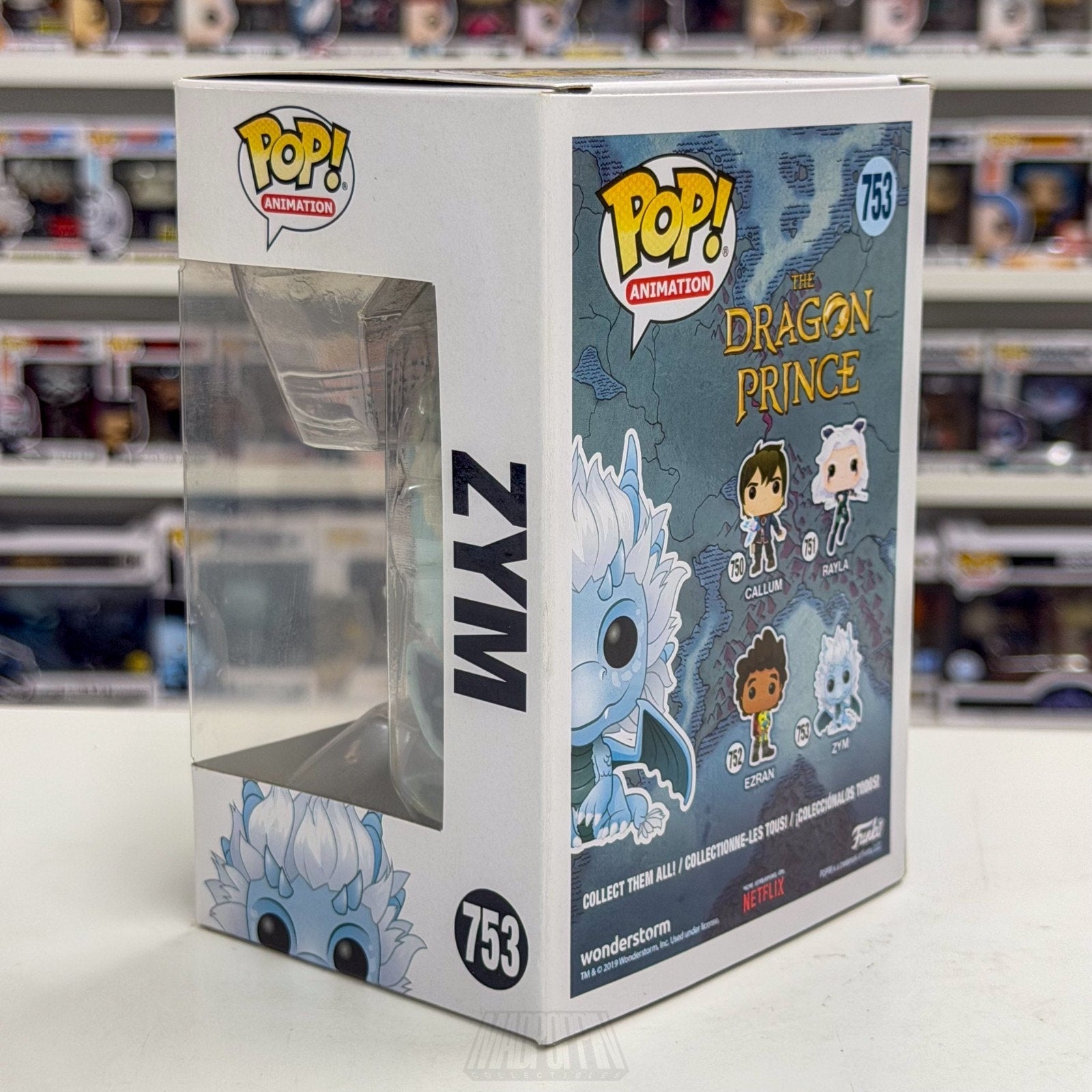 Funko Pop Animation The Dragon Prince Zym 753 Netflix Fantasy Toy Vinyl Figure