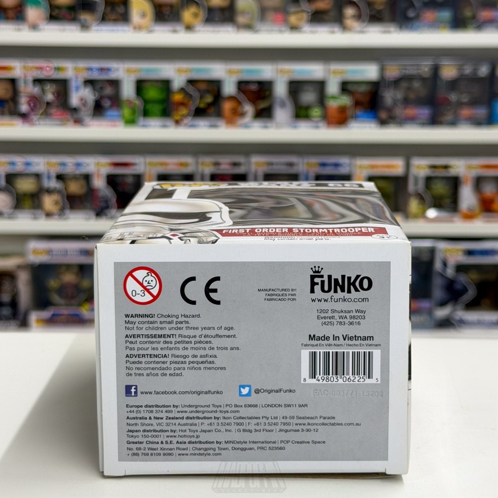 Funko Pop Star Wars The Force Awakens First Order Stormtrooper 66 Vinyl Figure