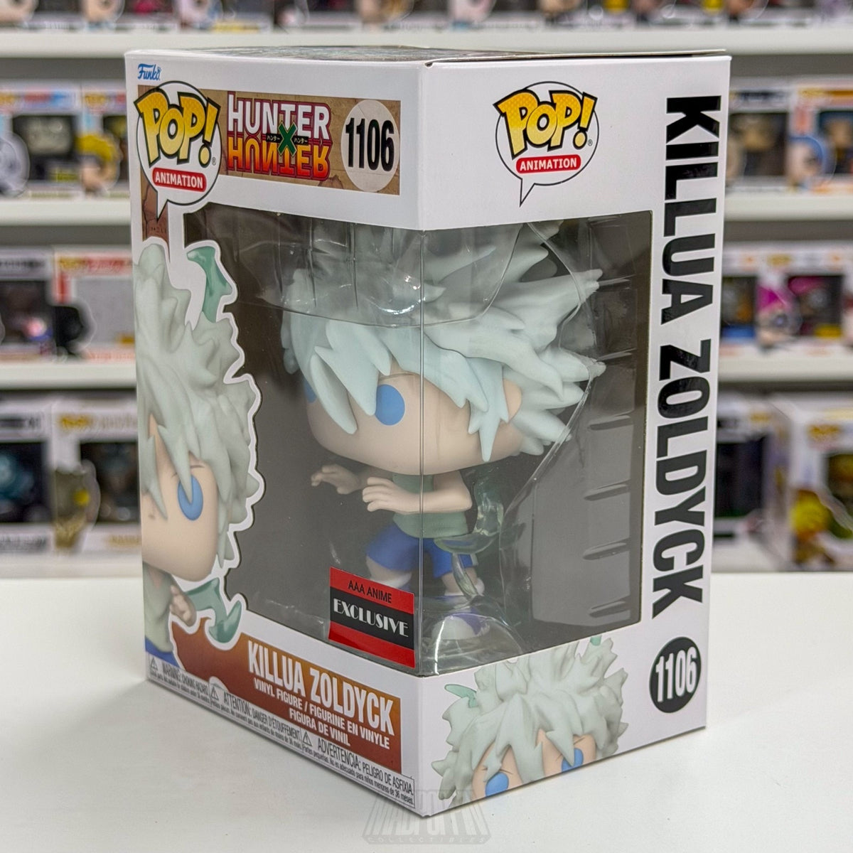 Funko Pop Anime Hunter Killua Zoldyck God Speed AAA 1106 Manga Toy Vinyl Figure