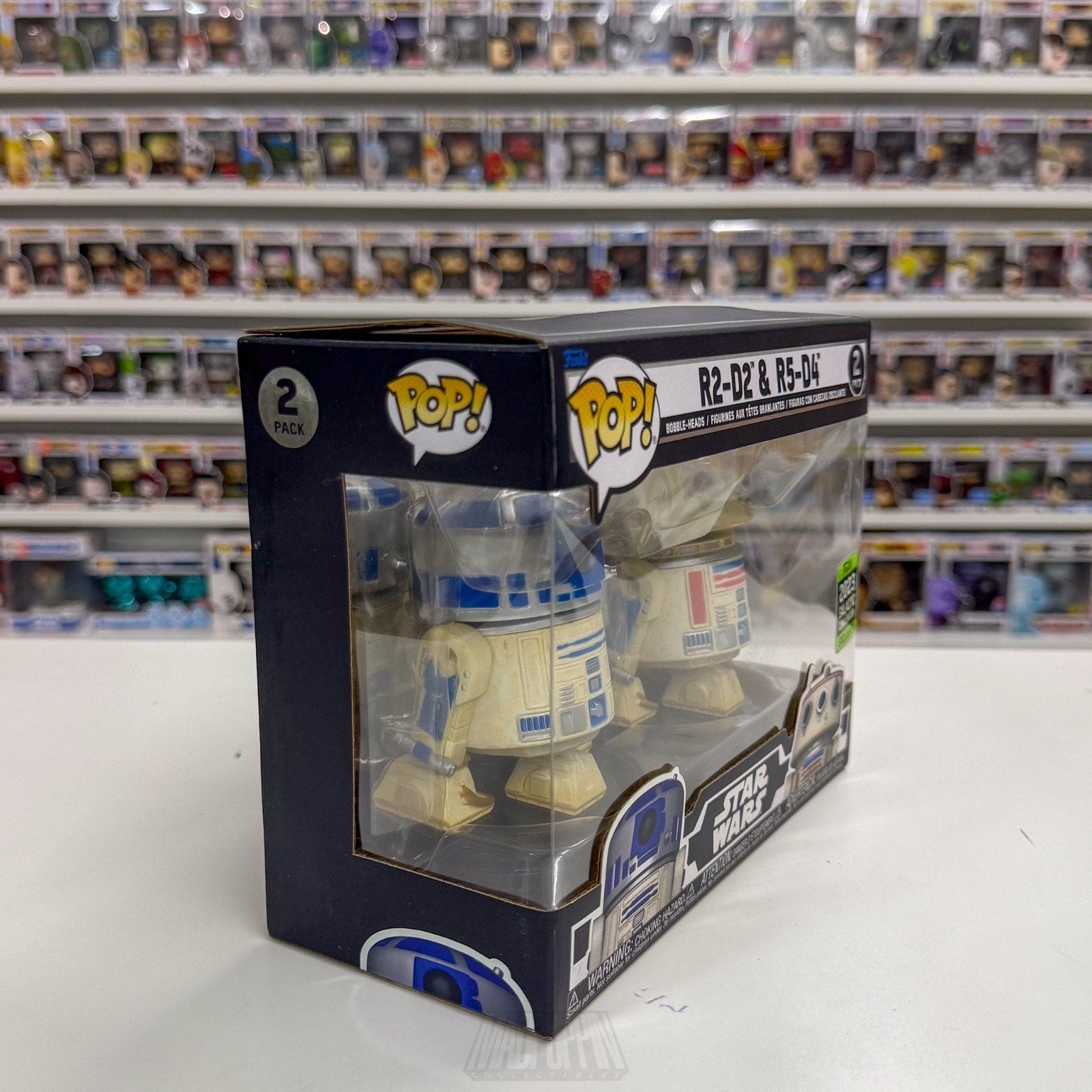 Funko Pop Star Wars R2-D2 & R5-D4 Celebration Galactic Con 2 Pack Vinyl Figure