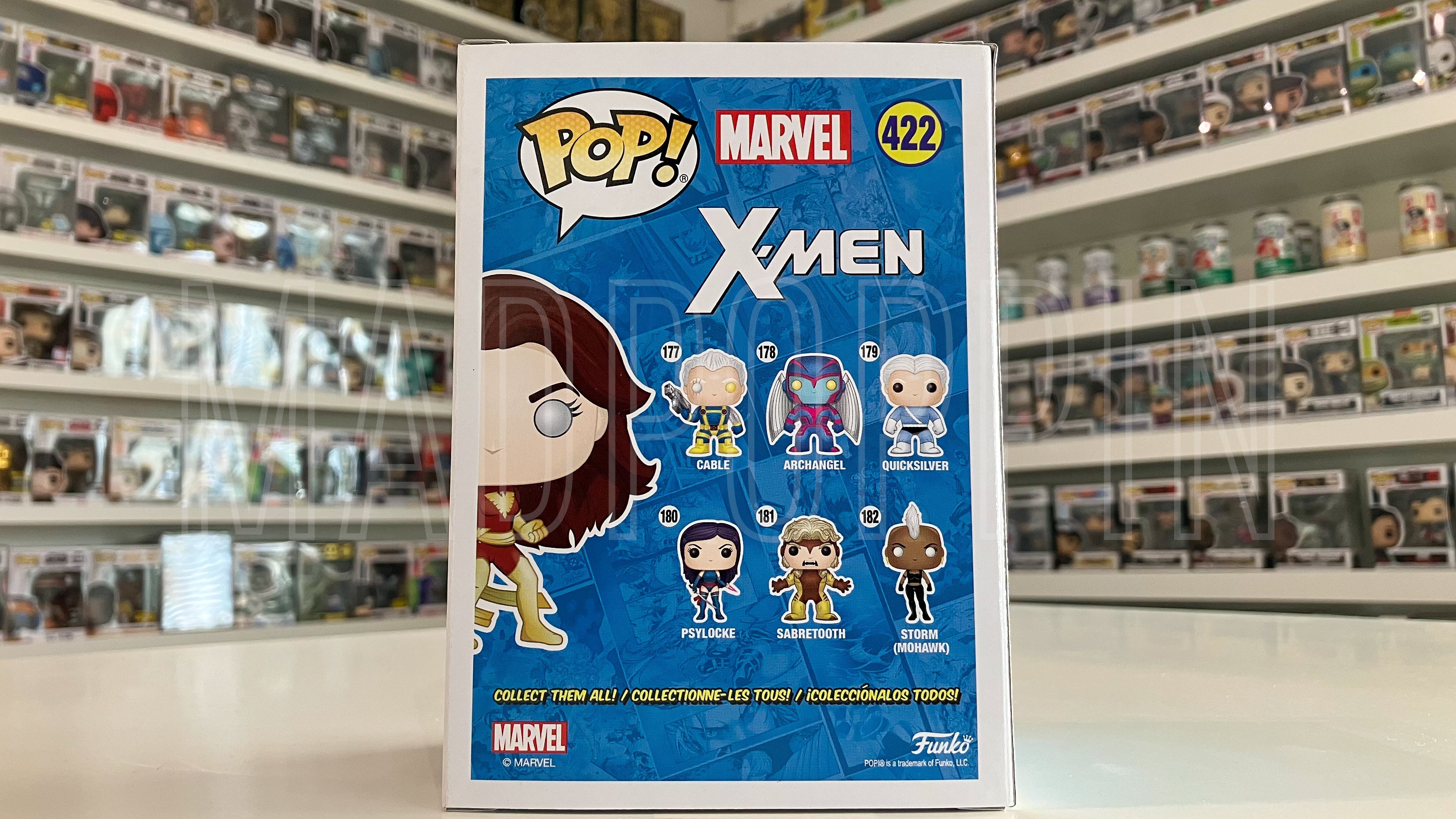 Funko Pop Marvel X-Men Dark Phoenix Action Pose Glow Walmart Exclusive #422