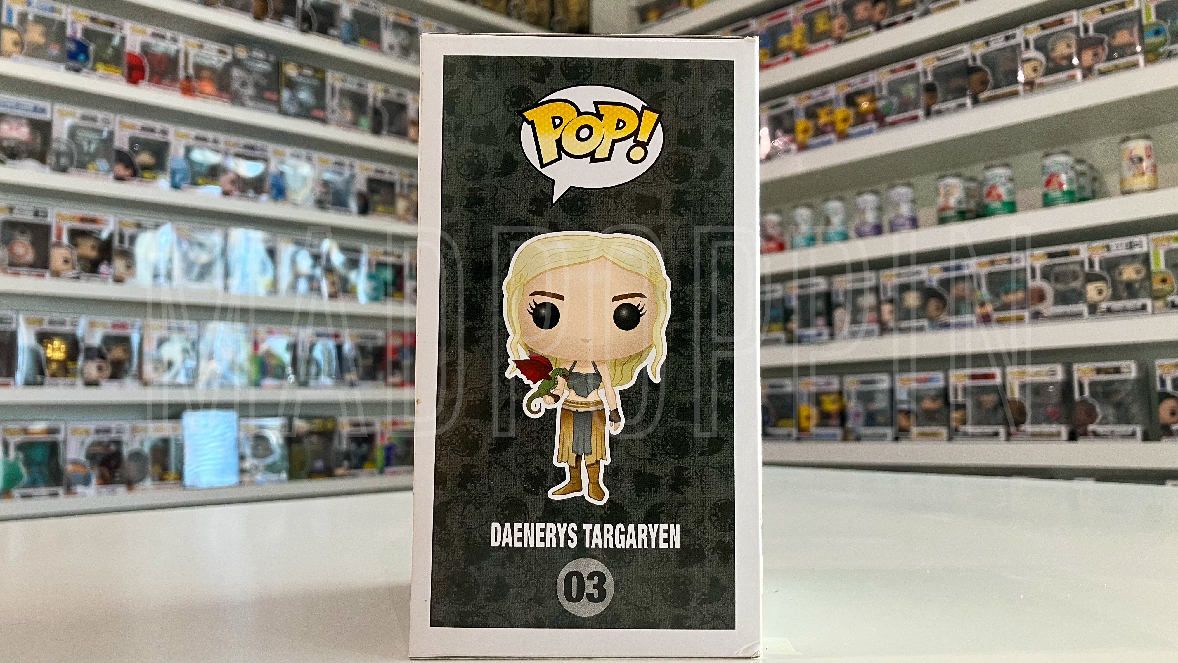 Funko POP! TV HBO Game of Thrones Daenerys Targaryen w/ Rhaegal Vaulted #03