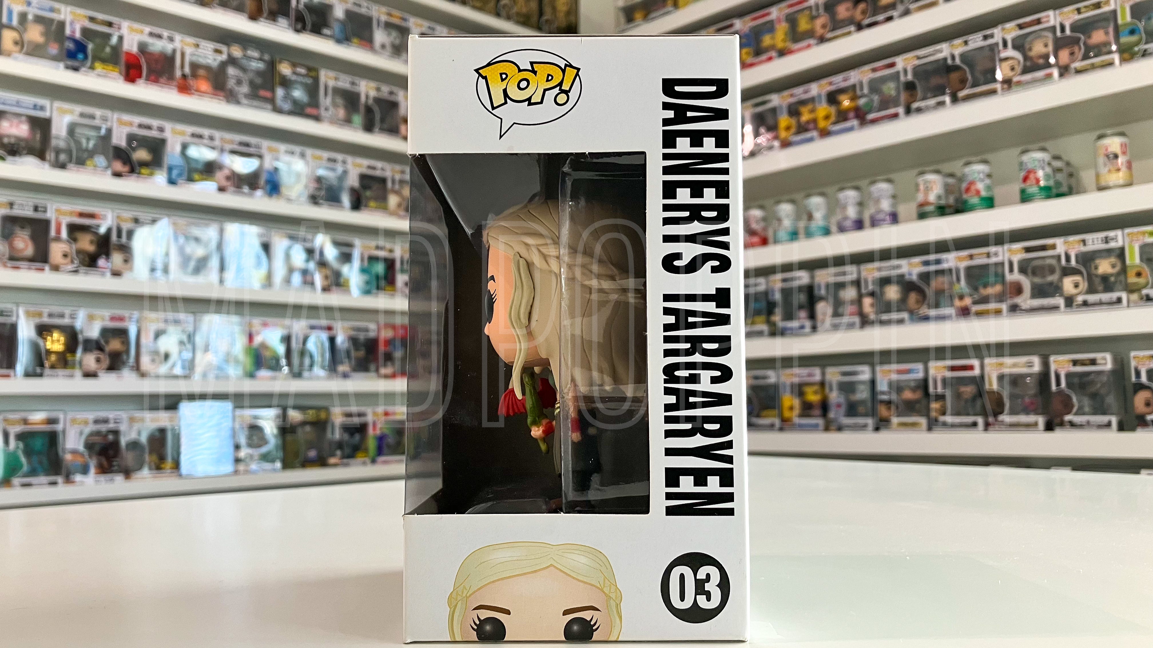 Funko POP! TV HBO Game of Thrones Daenerys Targaryen w/ Rhaegal Vaulted #03