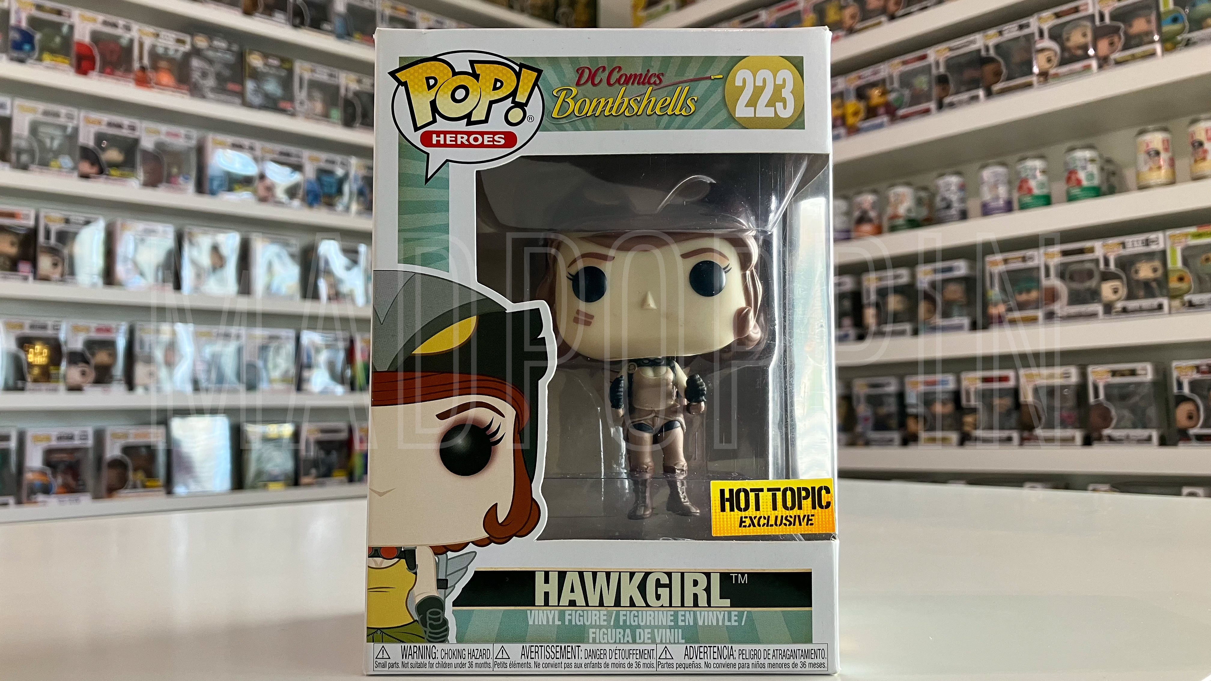 Funko POP! Heroes DC Comics Bombshells Hawkgirl Sepia Hot Topic Exclusive #223