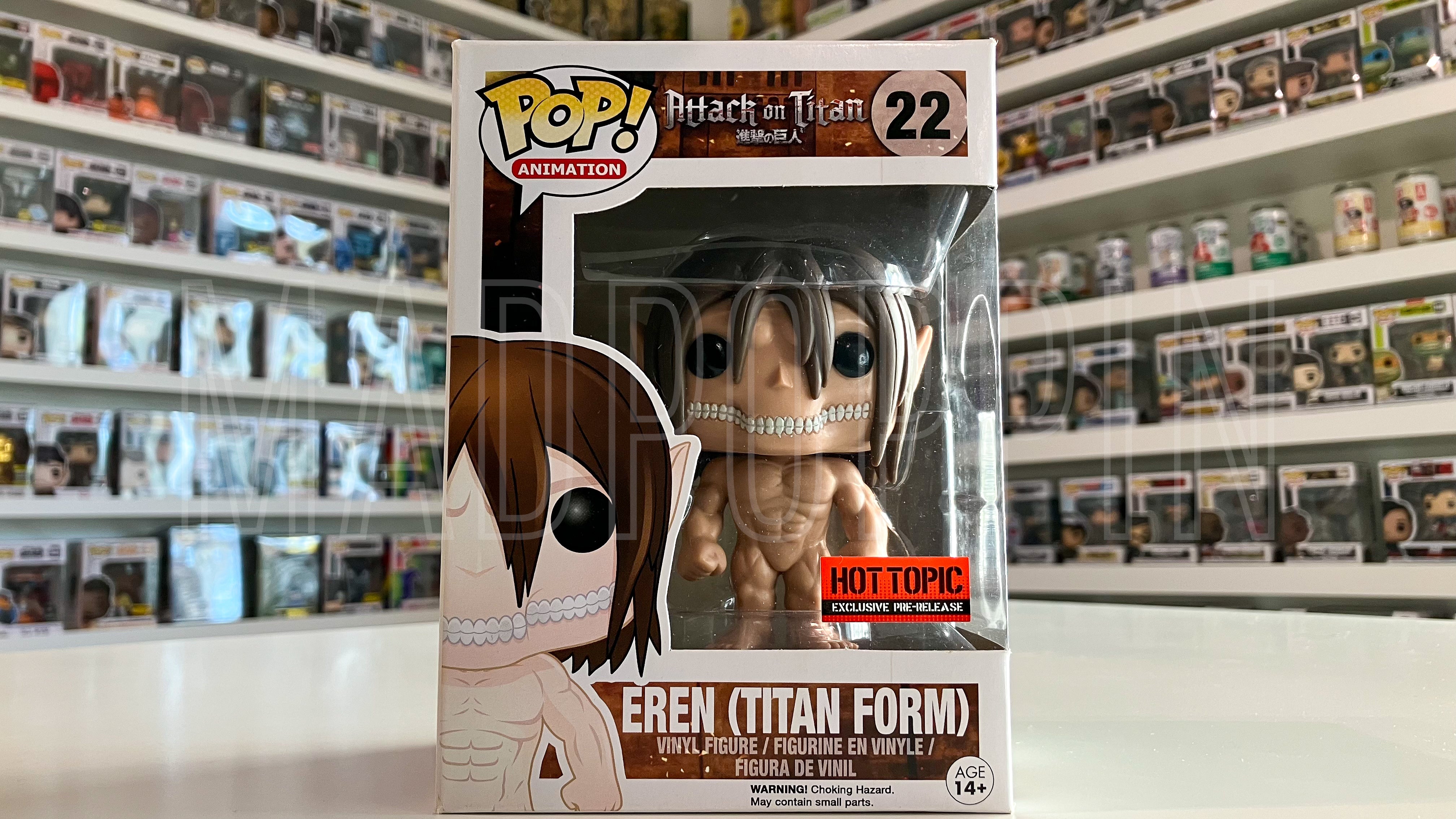 Funko POP! Attack on Titan Eren Titan Form Hot Topic Pre Release Exclusive #22