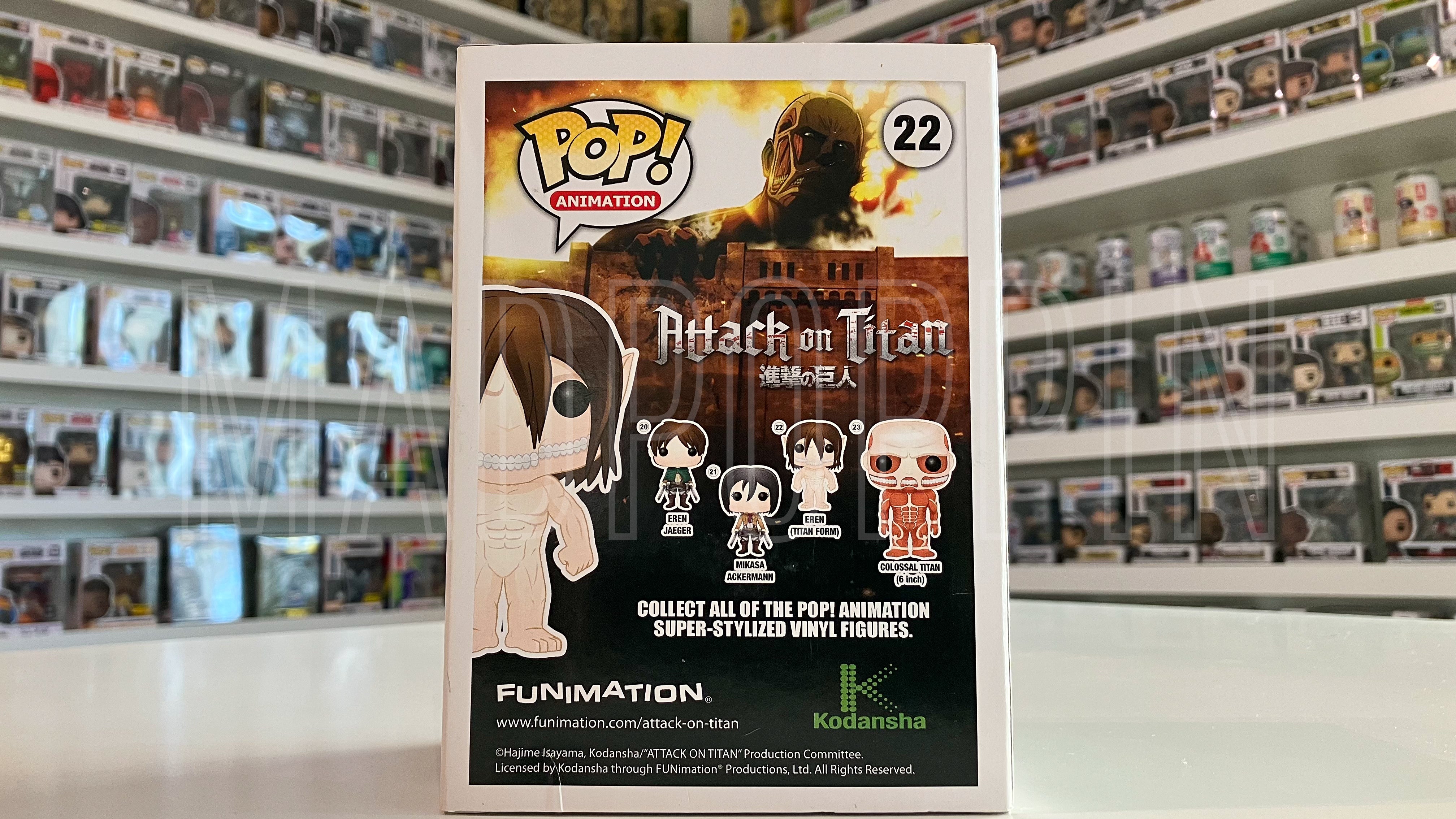 Funko POP! Attack on Titan Eren Titan Form Hot Topic Pre Release Exclusive #22