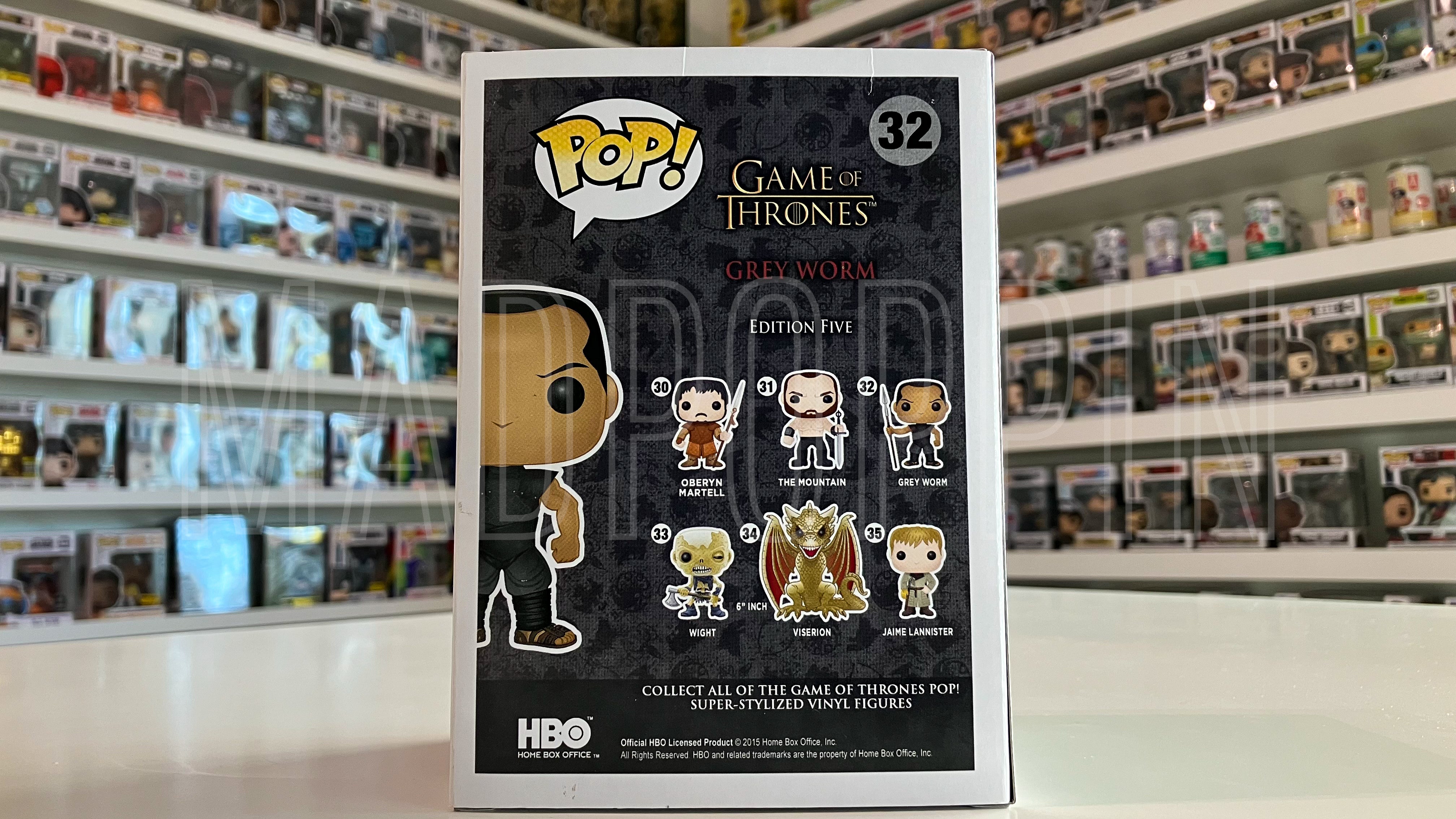 Funko Pop TV HBO Game of Thrones Grey Worm Vaulted 32