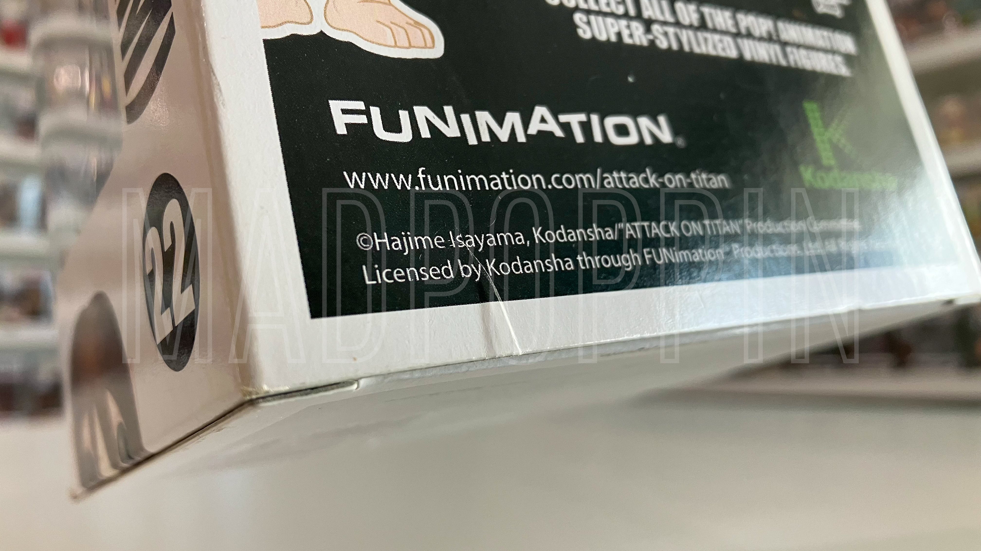 Funko POP! Attack on Titan Eren Titan Form Hot Topic Pre Release Exclusive #22
