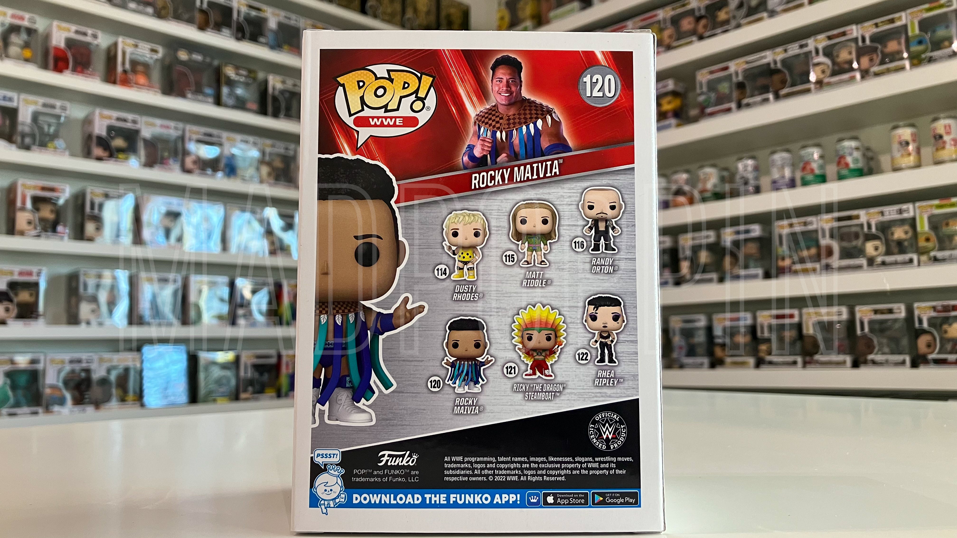 Funko Pop WWE Dwayne Johnson Debut As Rocky Maivia 120