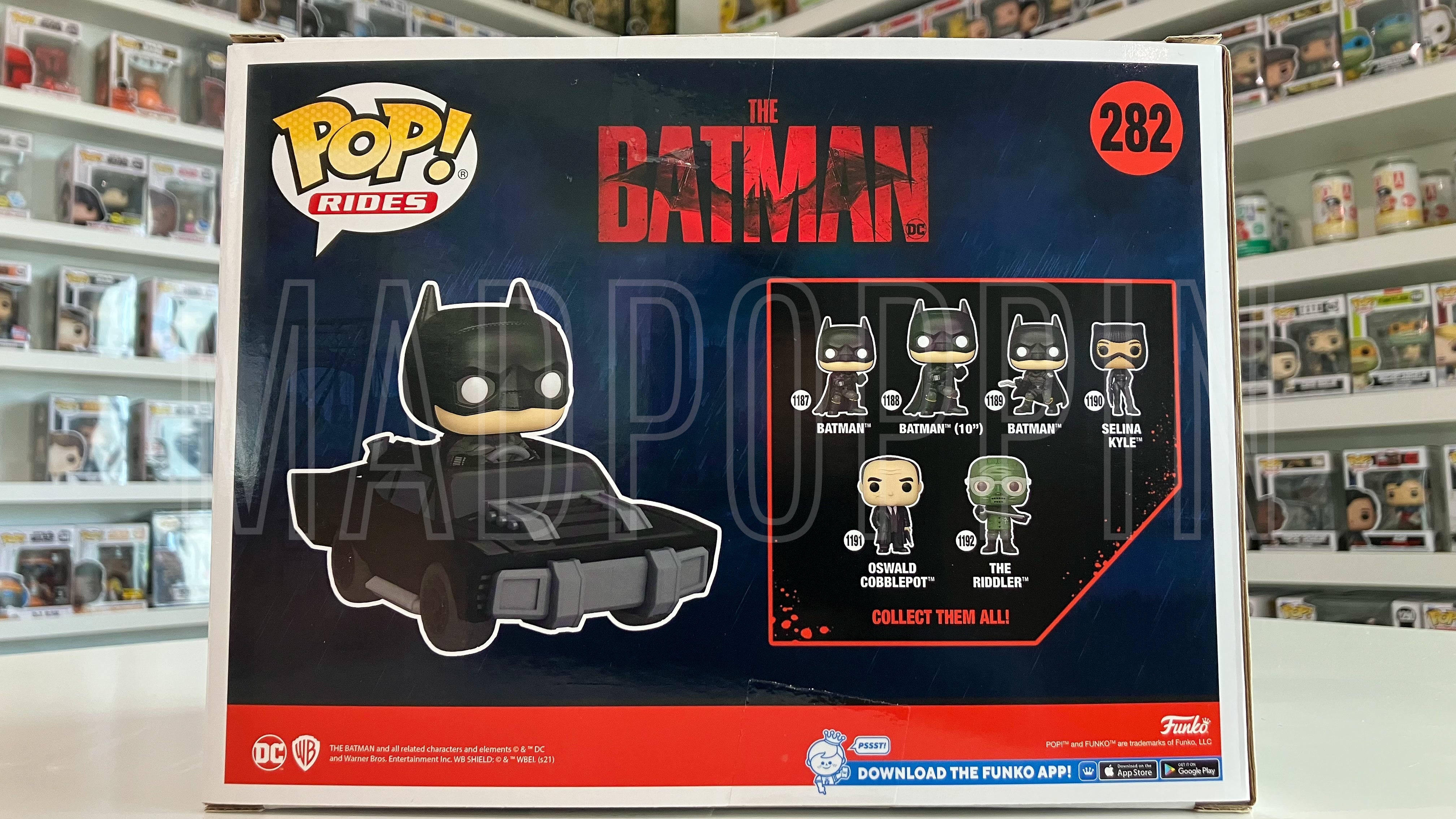 Funko Pop Rides Movies The Batman In Batmobile #282