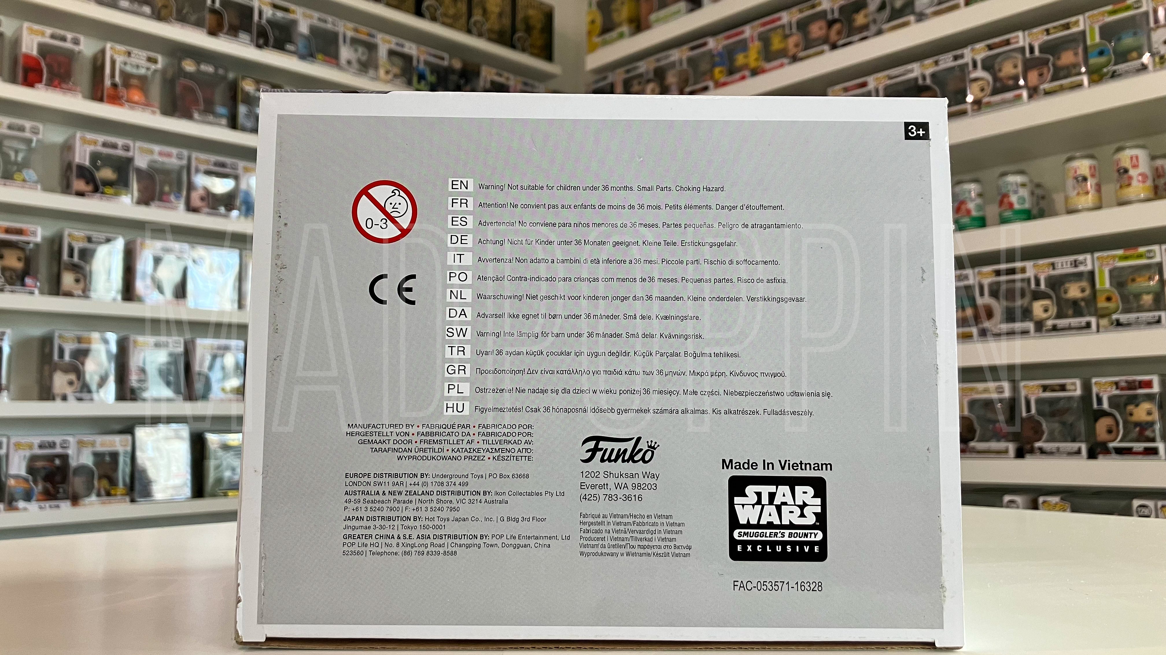 Funko POP! Star Wars Hoth Han Solo w/ TaunTaun Smugglers Bounty Exclusive #125