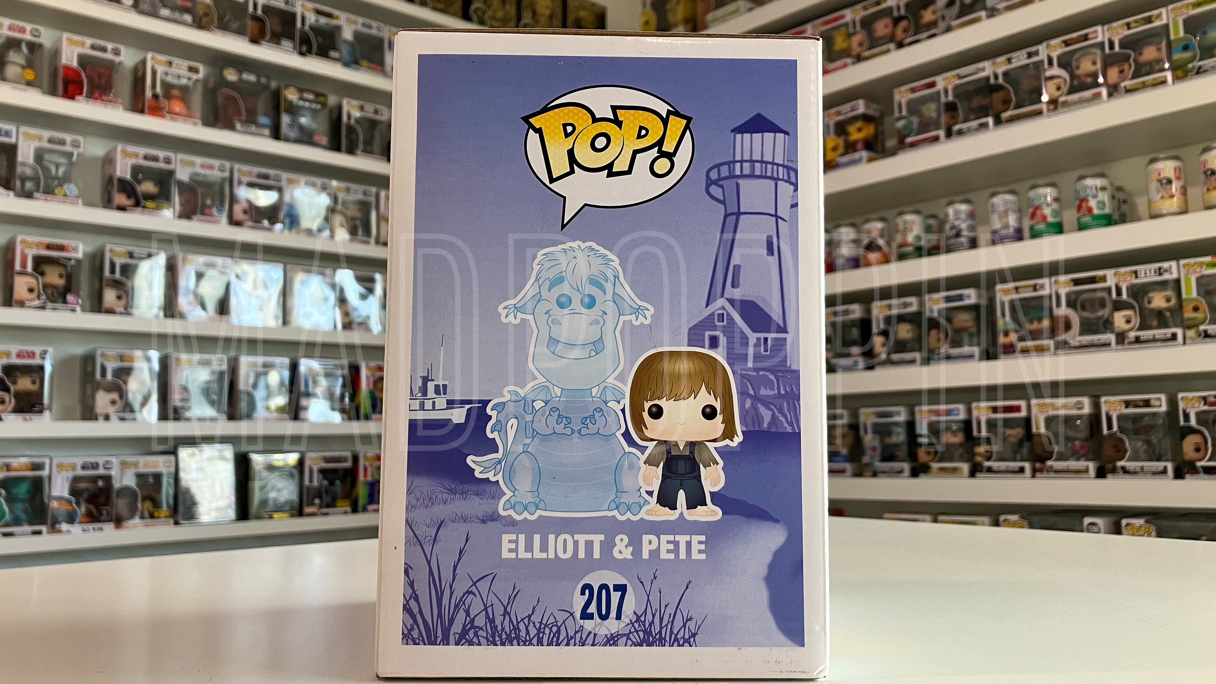 Funko POP! Disney Pete's Dragon Elliott Invisible & Pete 6 Inch Summer Con SDCC #207
