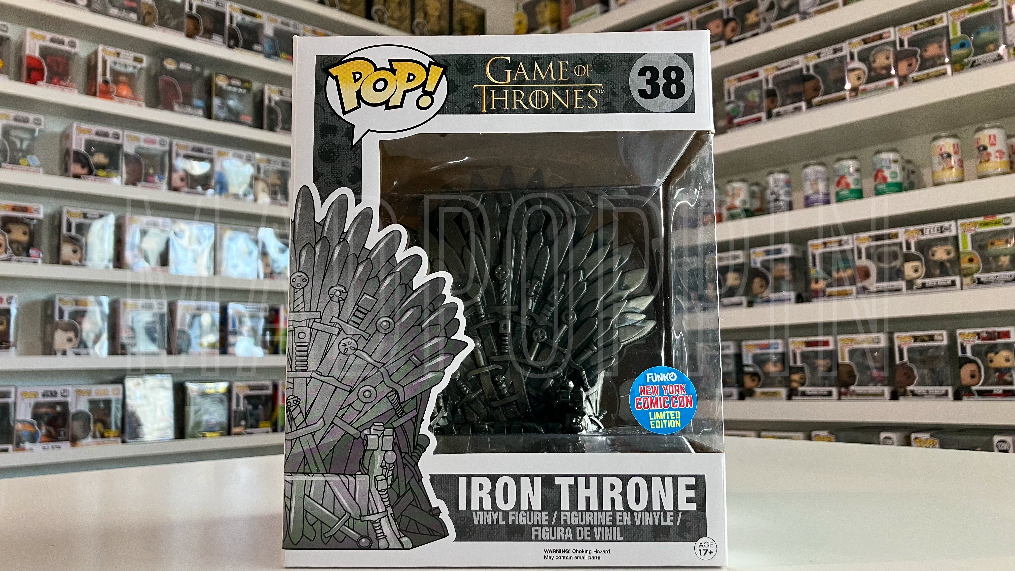 Funko POP! HBO Game of Thrones Iron Throne NYCC Limited Edition #38