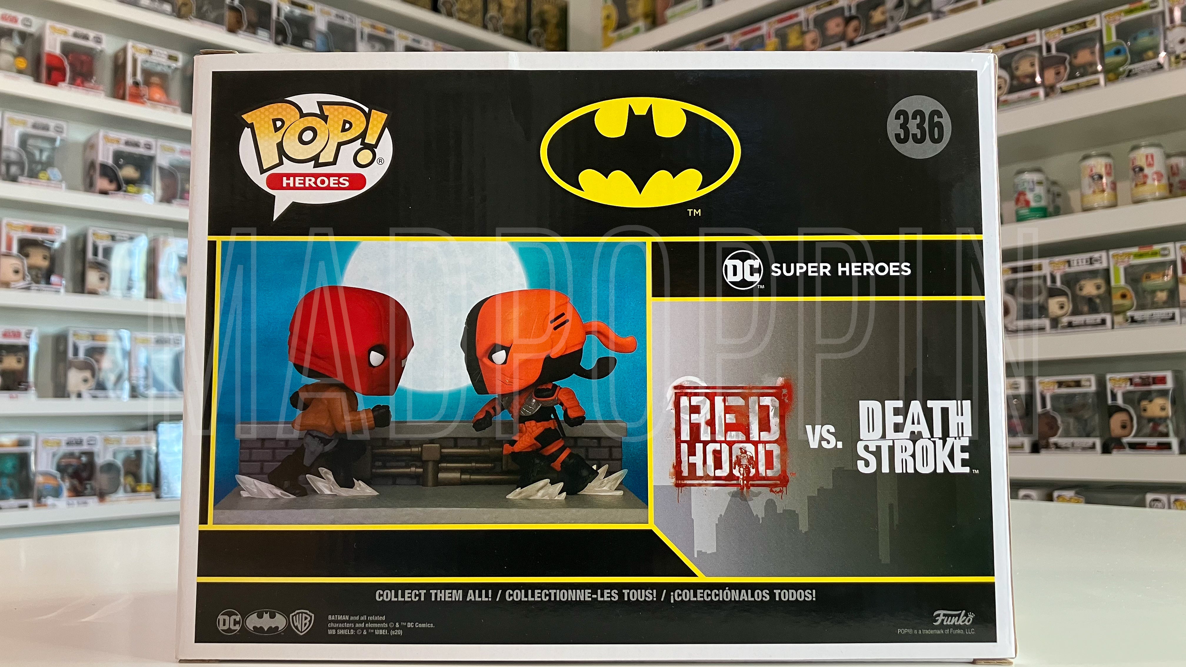 Funko POP! Comic Moments DC Red Hood vs Deathstroke PX Previews 2020 SDCC #336