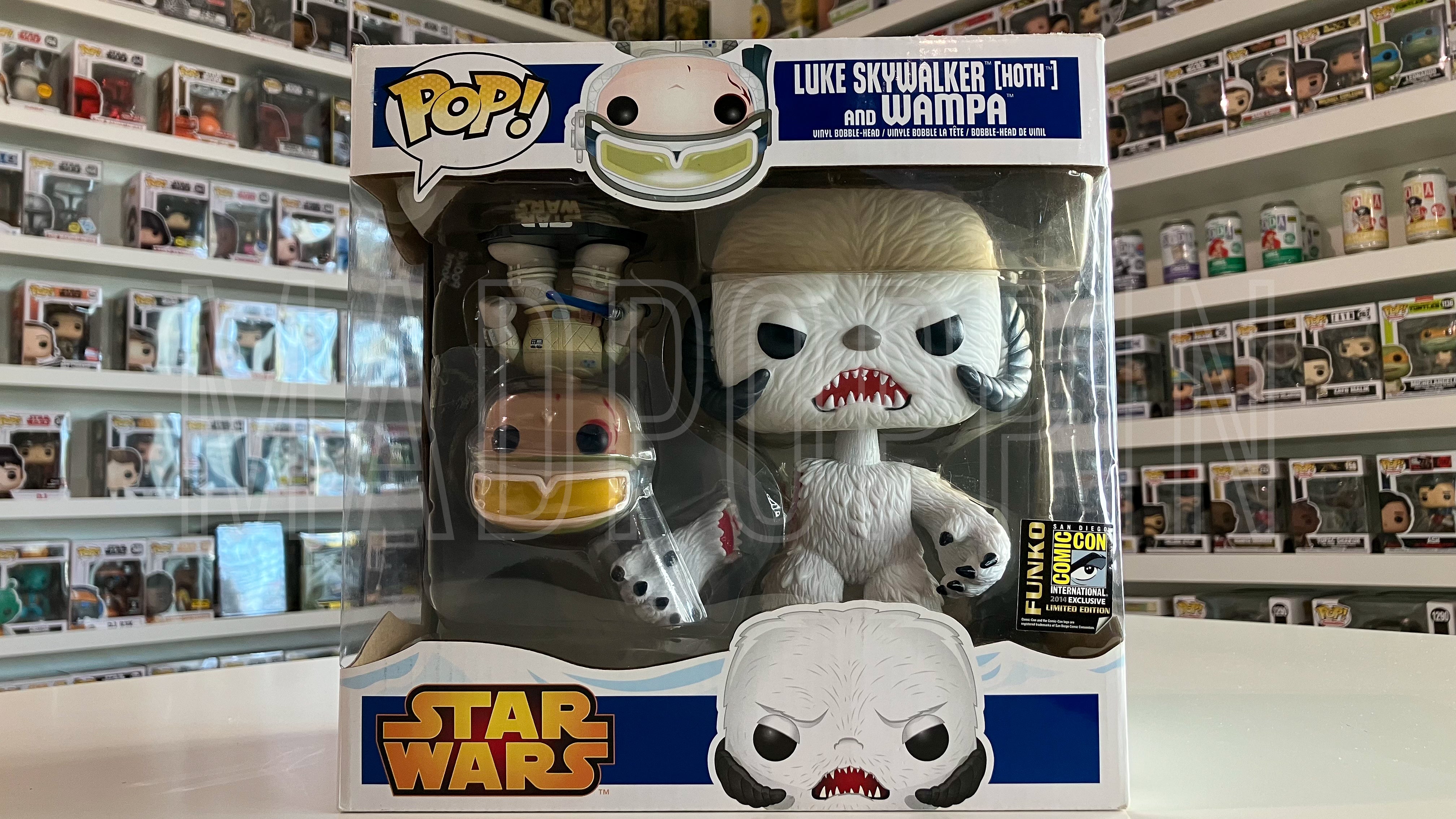 Funko POP! Star Wars Luke Skywalker Hoth & Wampa SDCC 2014 San Diego Comic Con