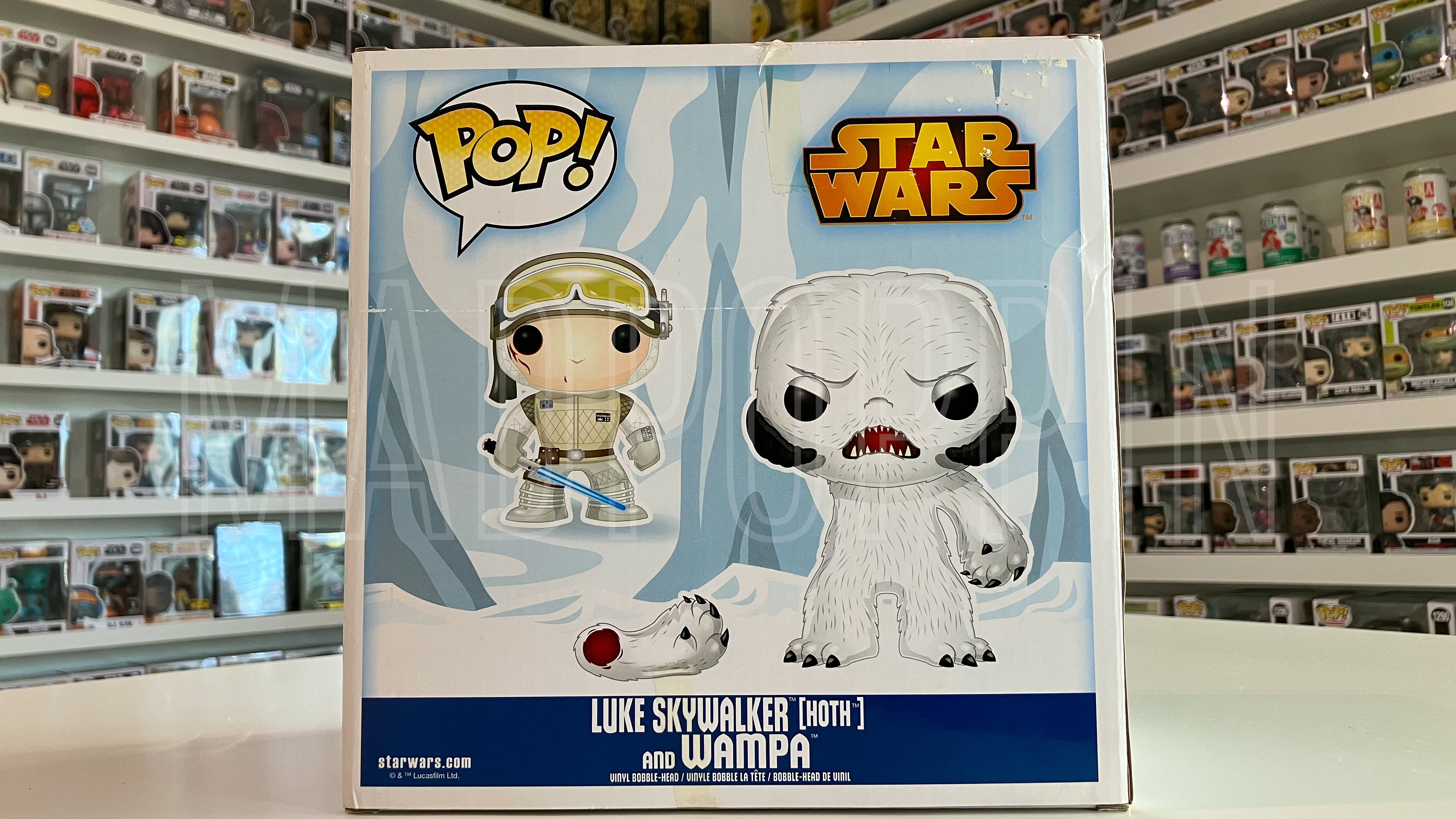 Funko POP! Star Wars Luke Skywalker Hoth & Wampa SDCC 2014 San Diego Comic Con