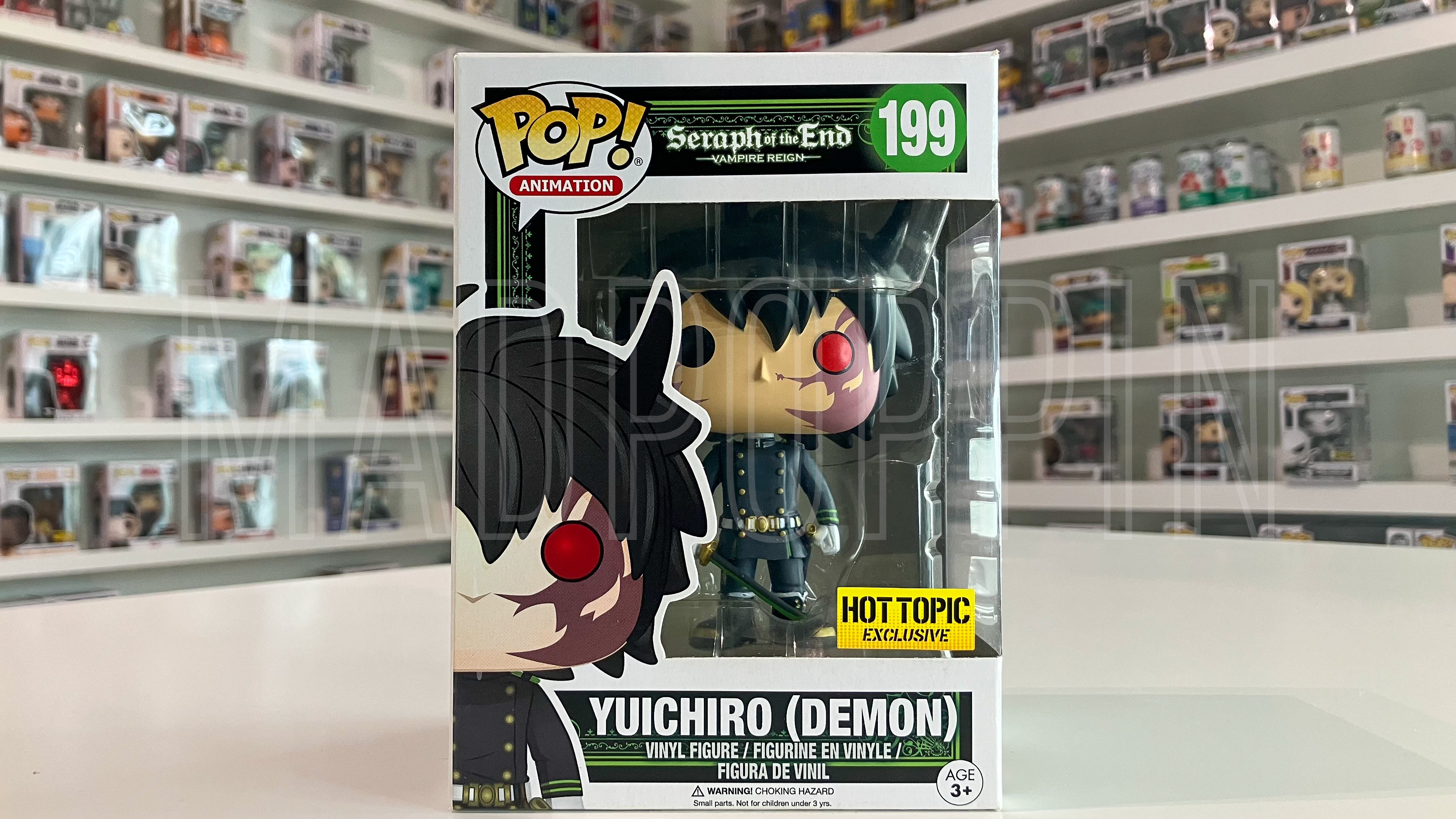 Funko POP Serpah of The End Vampire Reign Yuichiro Demon Hot Topic Exclusive 199