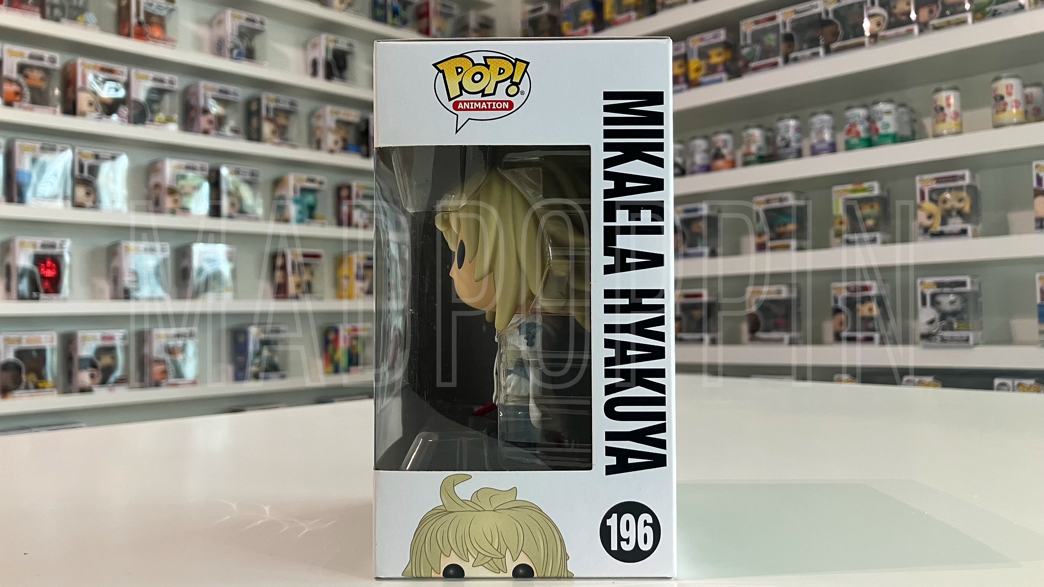 Funko POP! Seraph of The End Vampire Reign Mikaela Hyakuya Vaulted #196