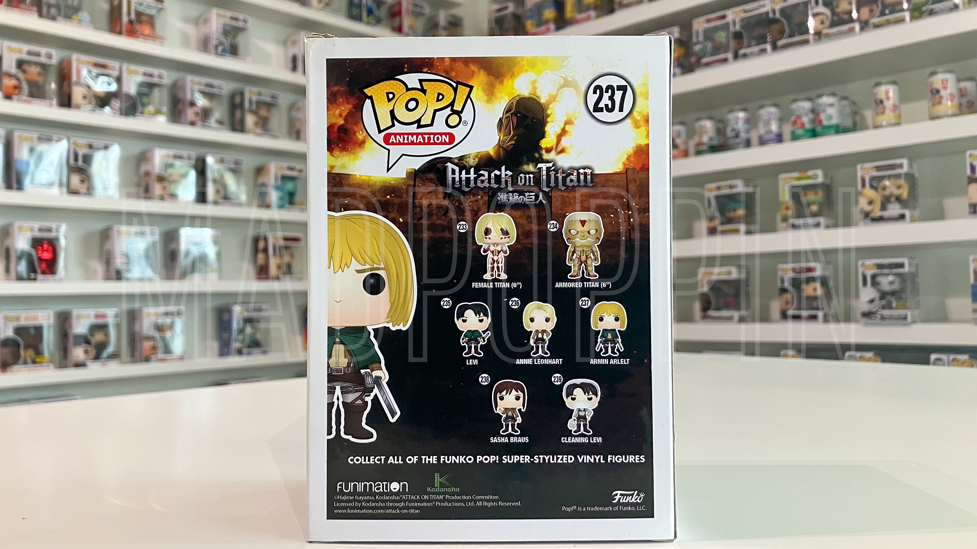 Funko POP! Anime Attack on Titan Armin Arlelt FYE Exclusive #237