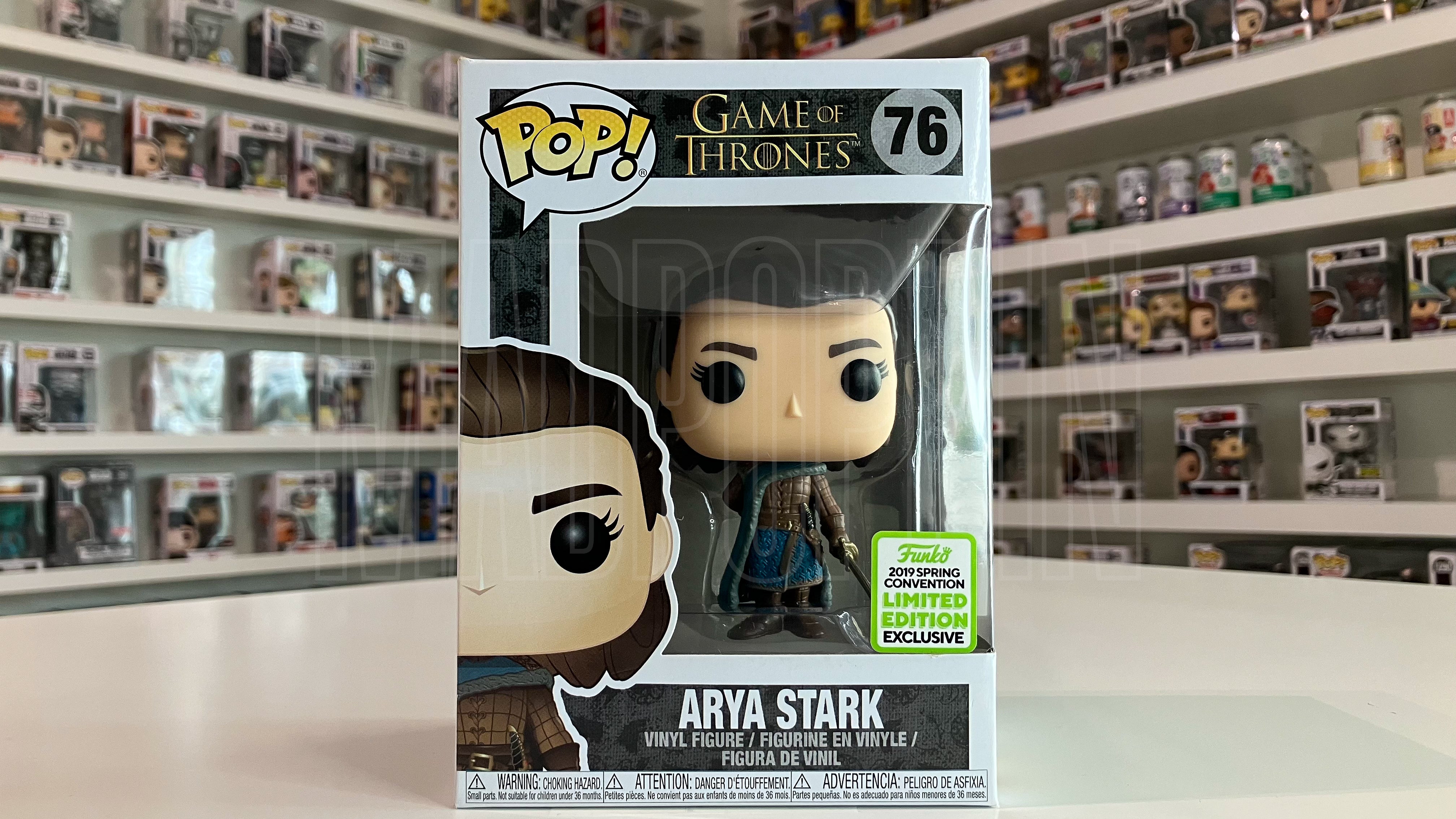 Funko Pop TV HBO Game of Thrones Arya Stark w/Needle Spring Convention ECCC 76