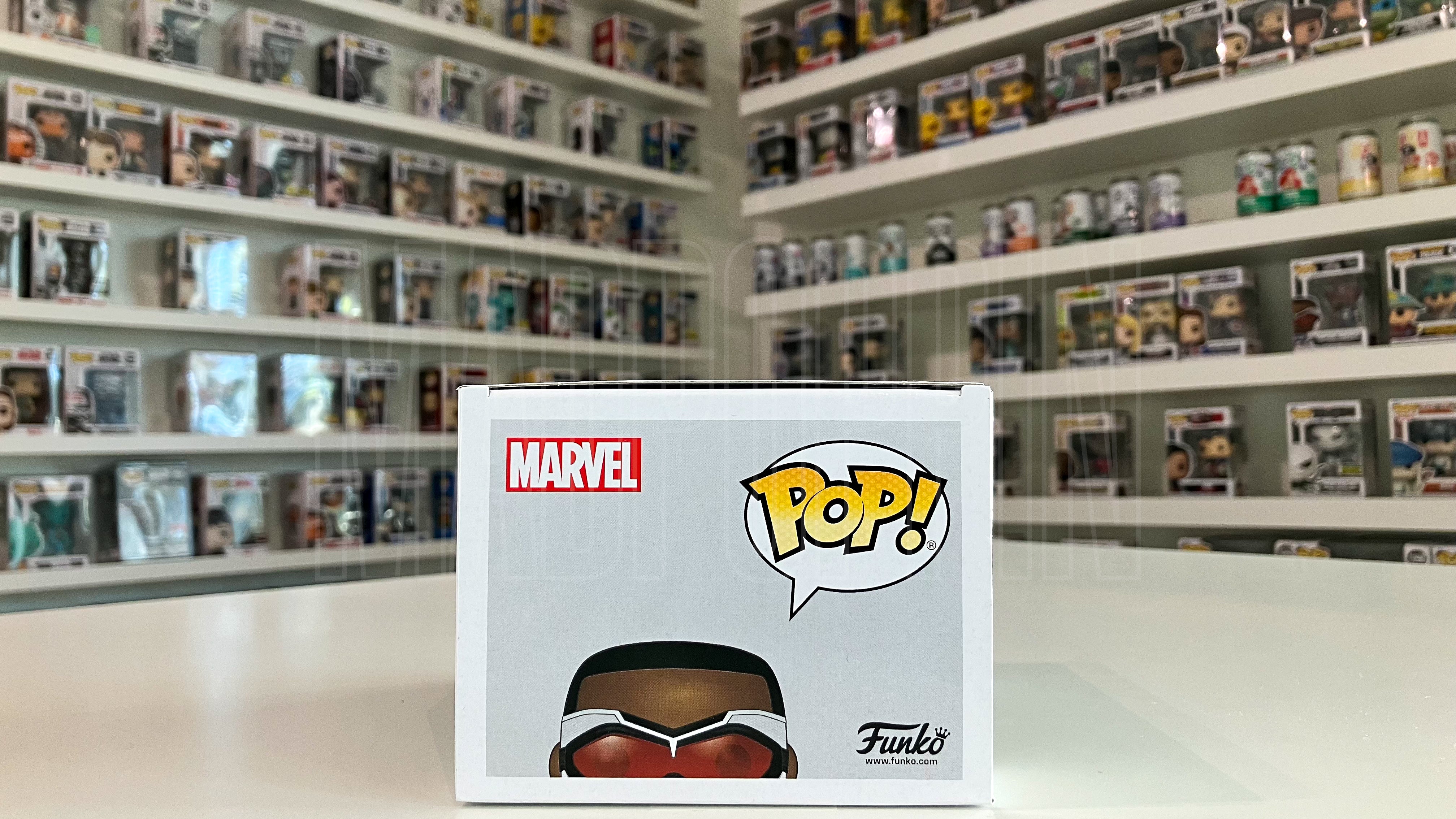Funko Pop The Falcon & Winter Soldier Captain America Action Pose GameStop 819
