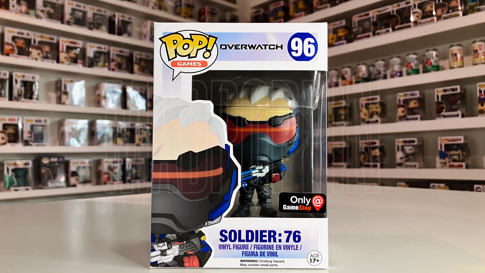 Funko Pop Games Overwatch Soldier 76 GameStop Exclusive 96