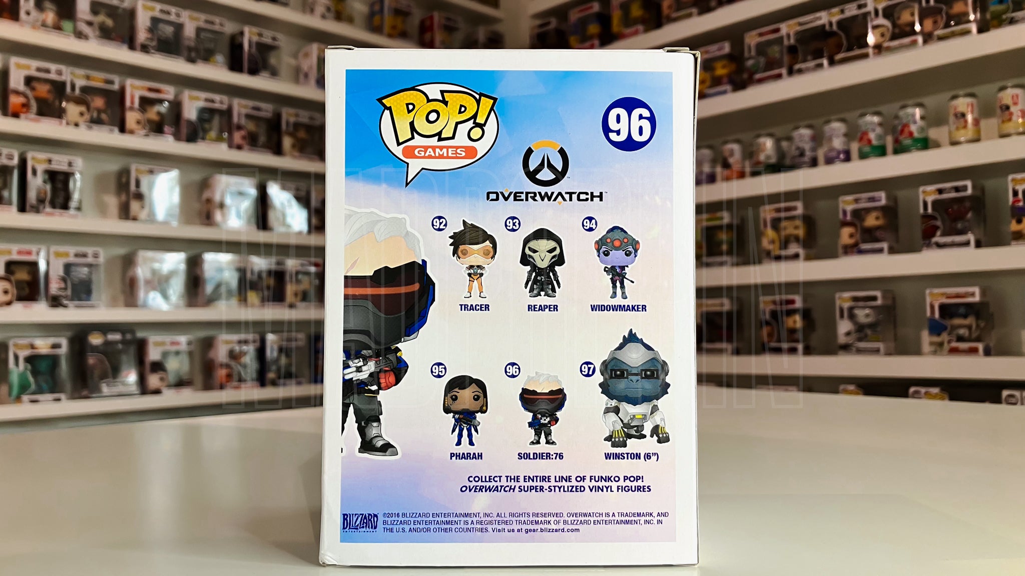 Funko Pop Games Overwatch Soldier 76 GameStop Exclusive 96