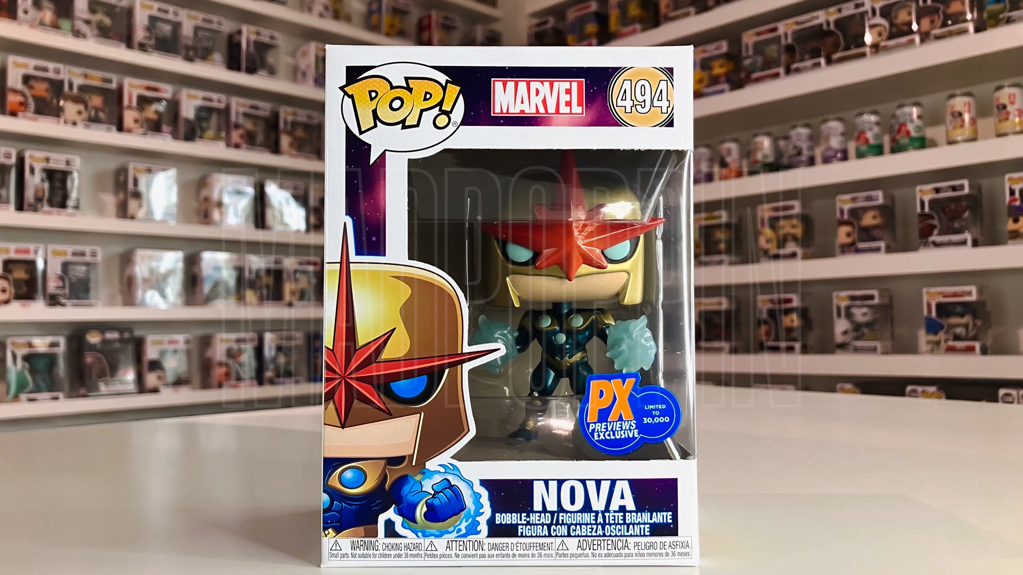 Funko Pop Marvel Nova PX Previews Exclusive Limited Edition 494