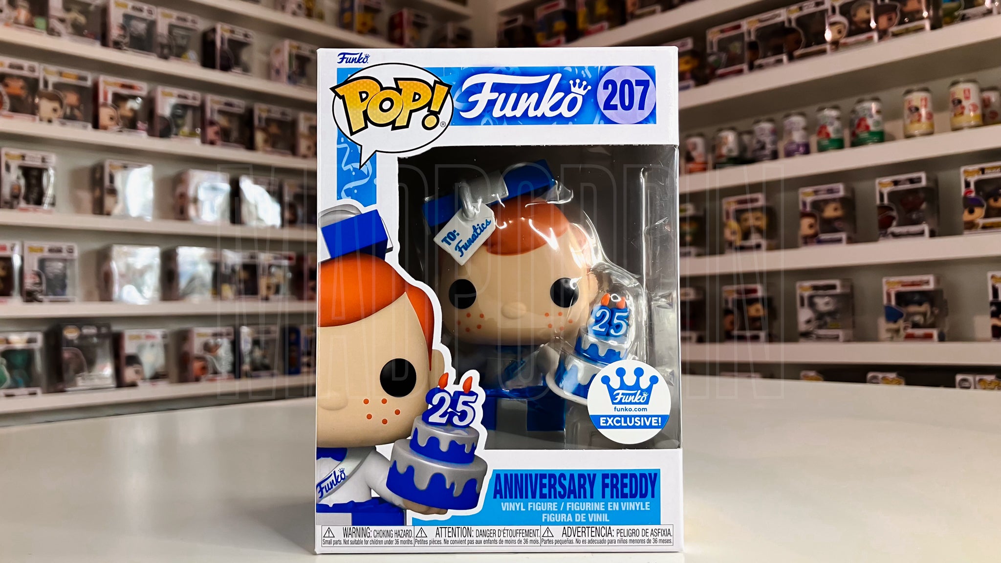 Funko Pop 25th Anniversary Freddy Funko.com Exclusive 207