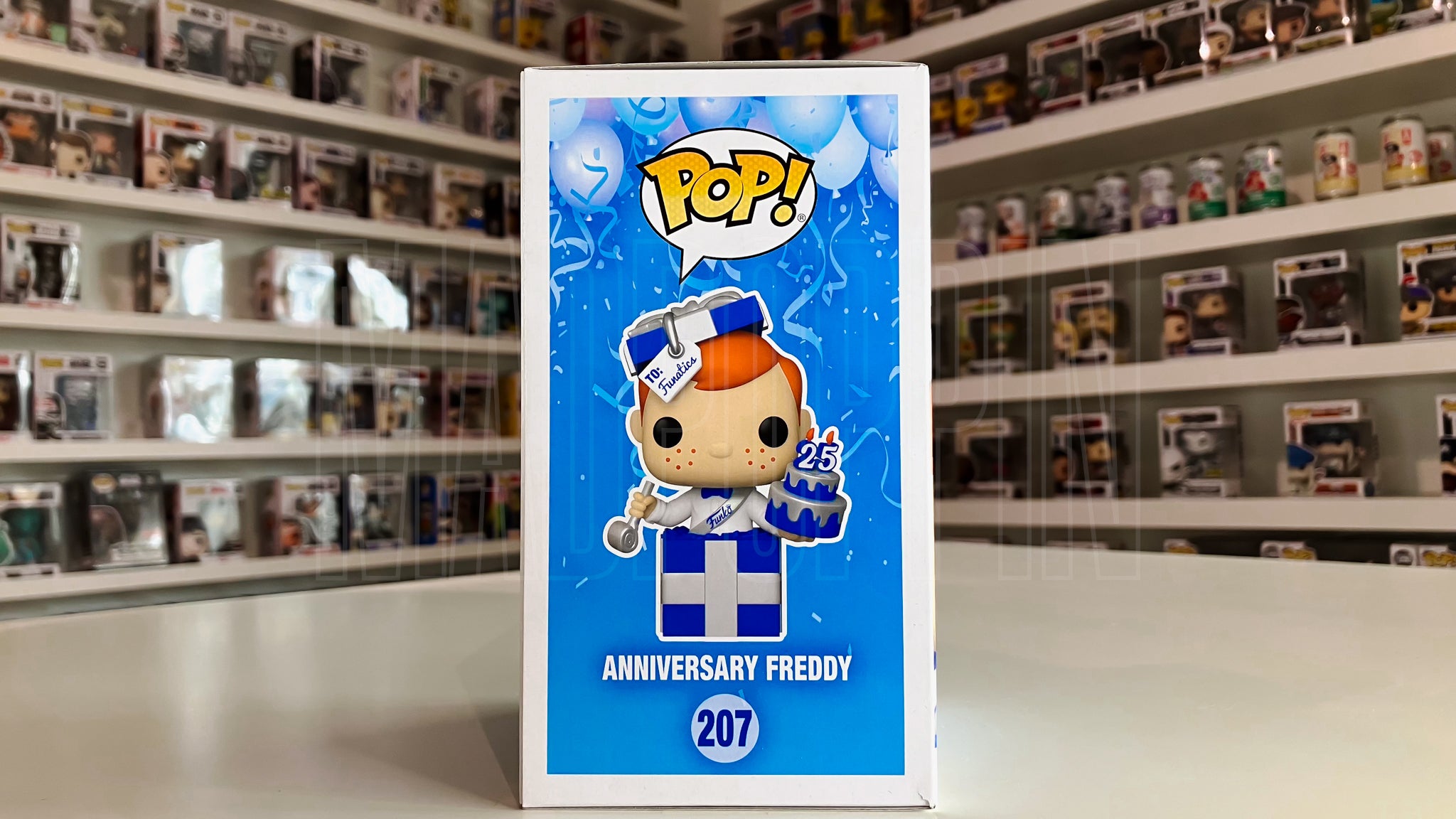 Funko Pop 25th Anniversary Freddy Funko.com Exclusive 207